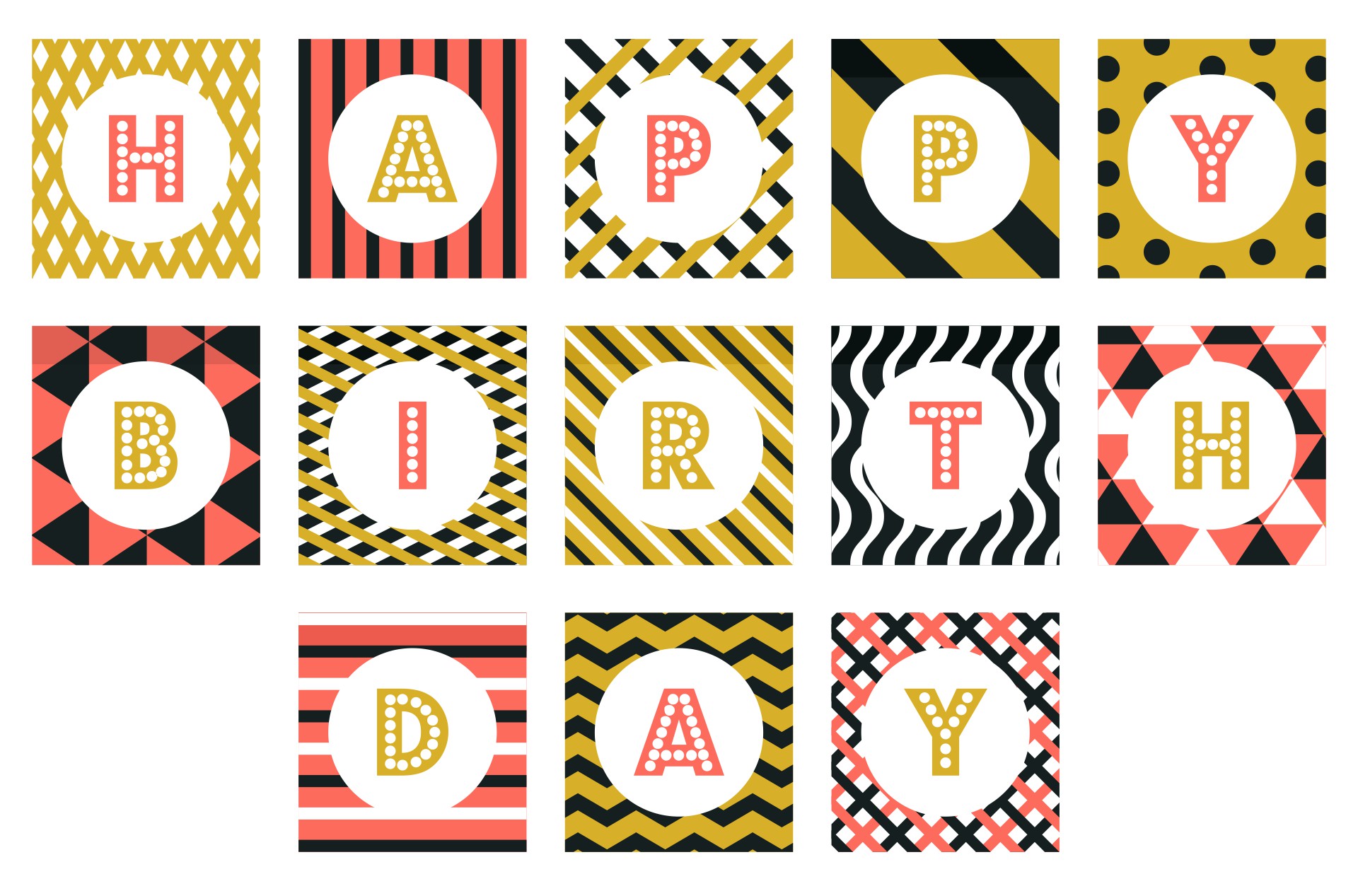 Free Printable Birthday Banners