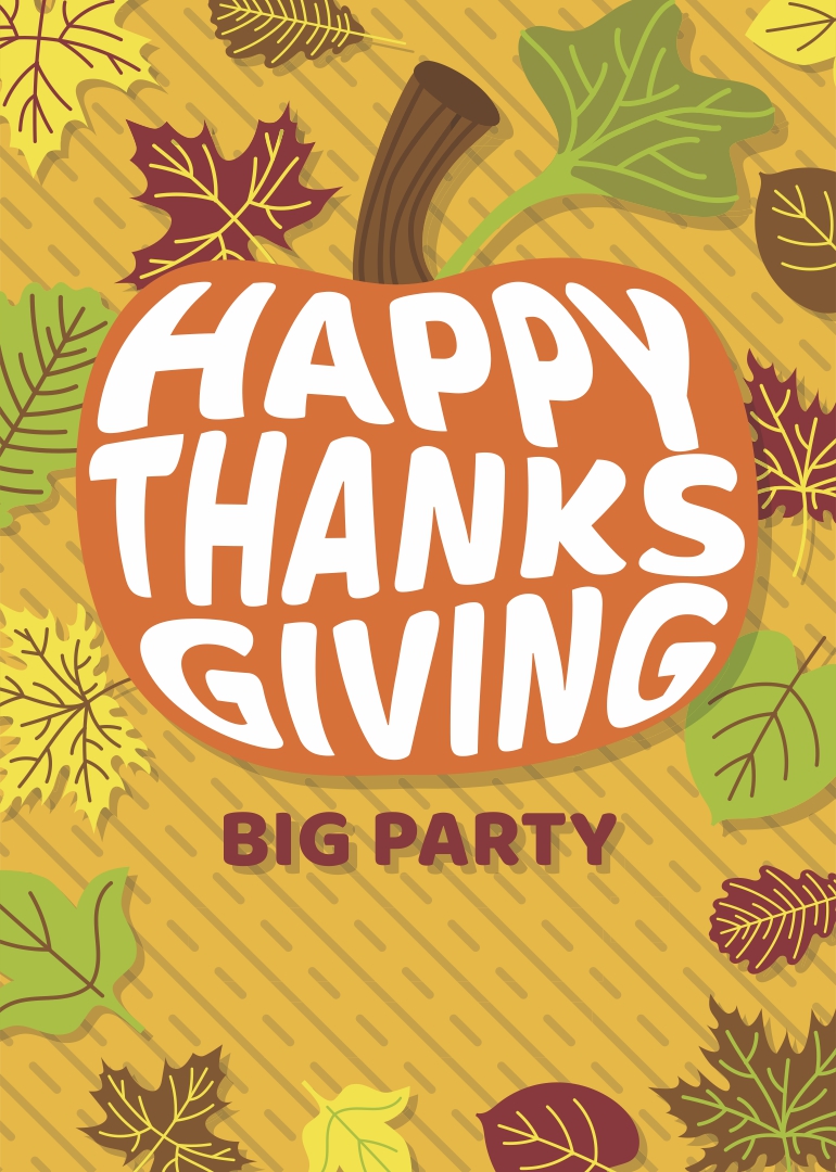 Thanksgiving Flyer Templates 13 Free PDF Printables Printablee