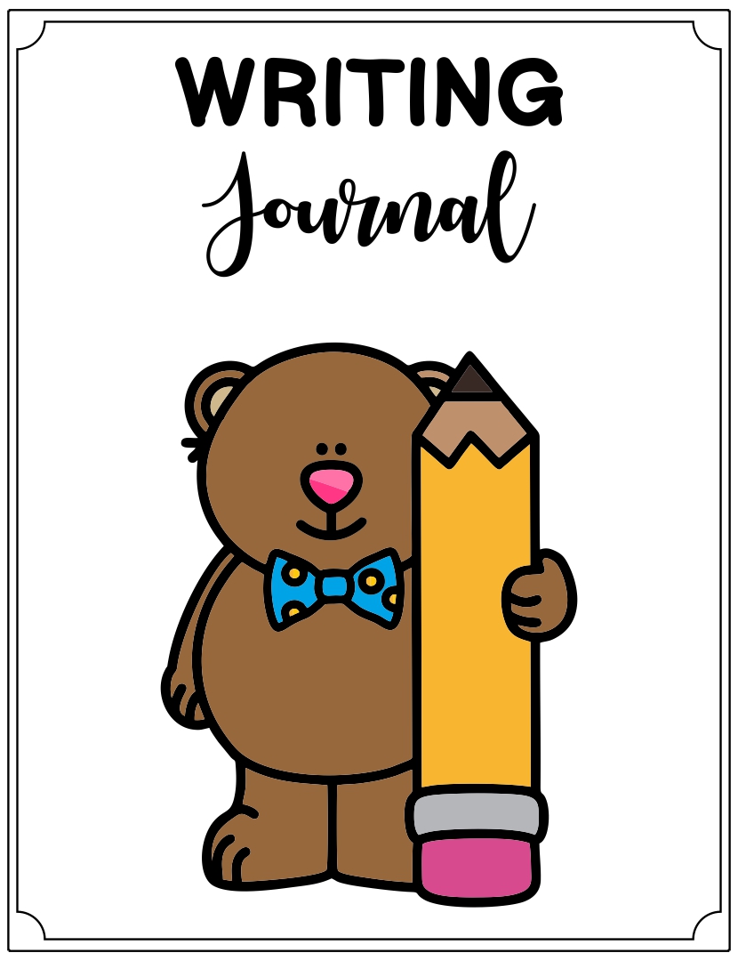 Writing Journal Cover Printable