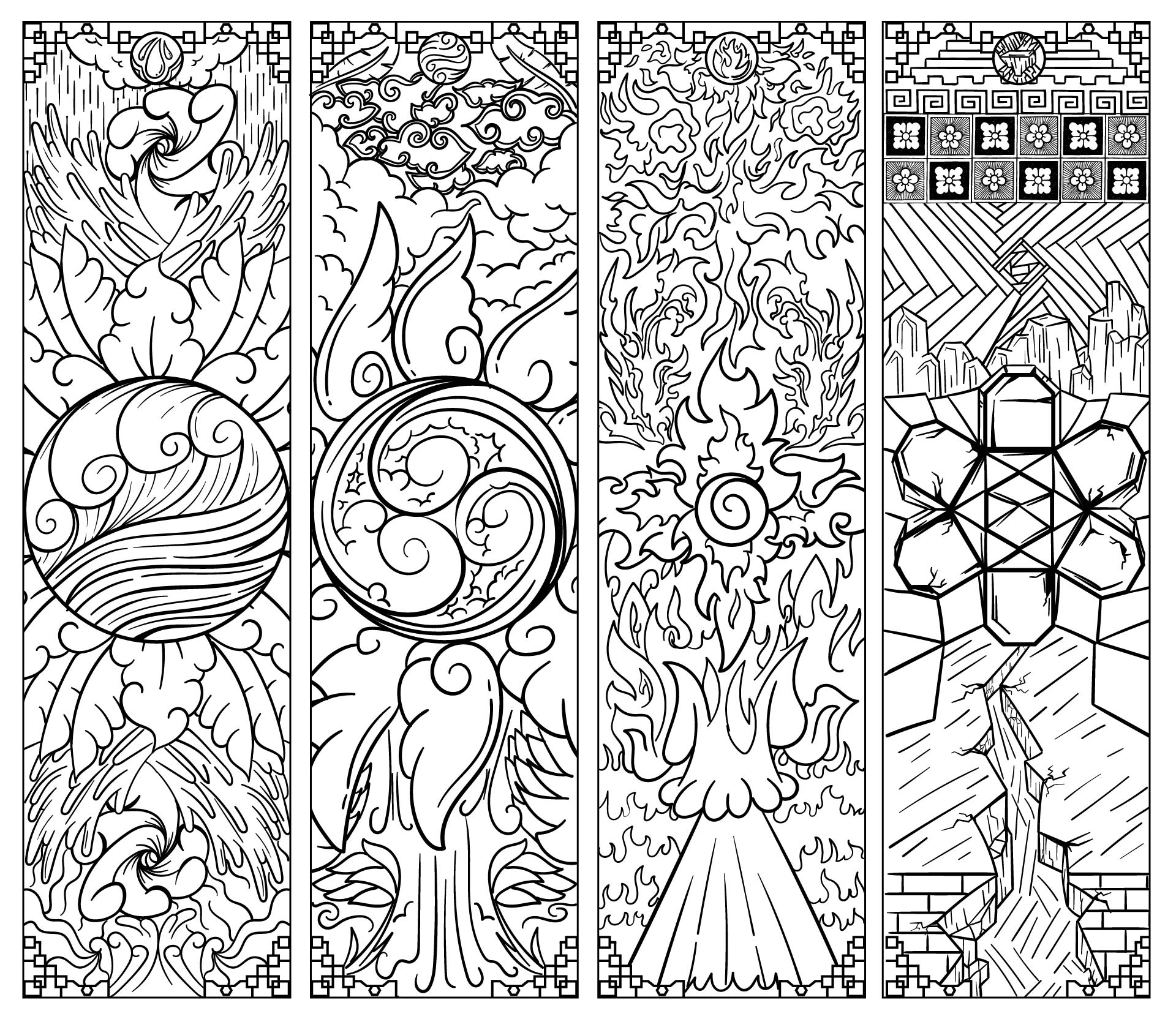 Bookmarks You Can Print and Color