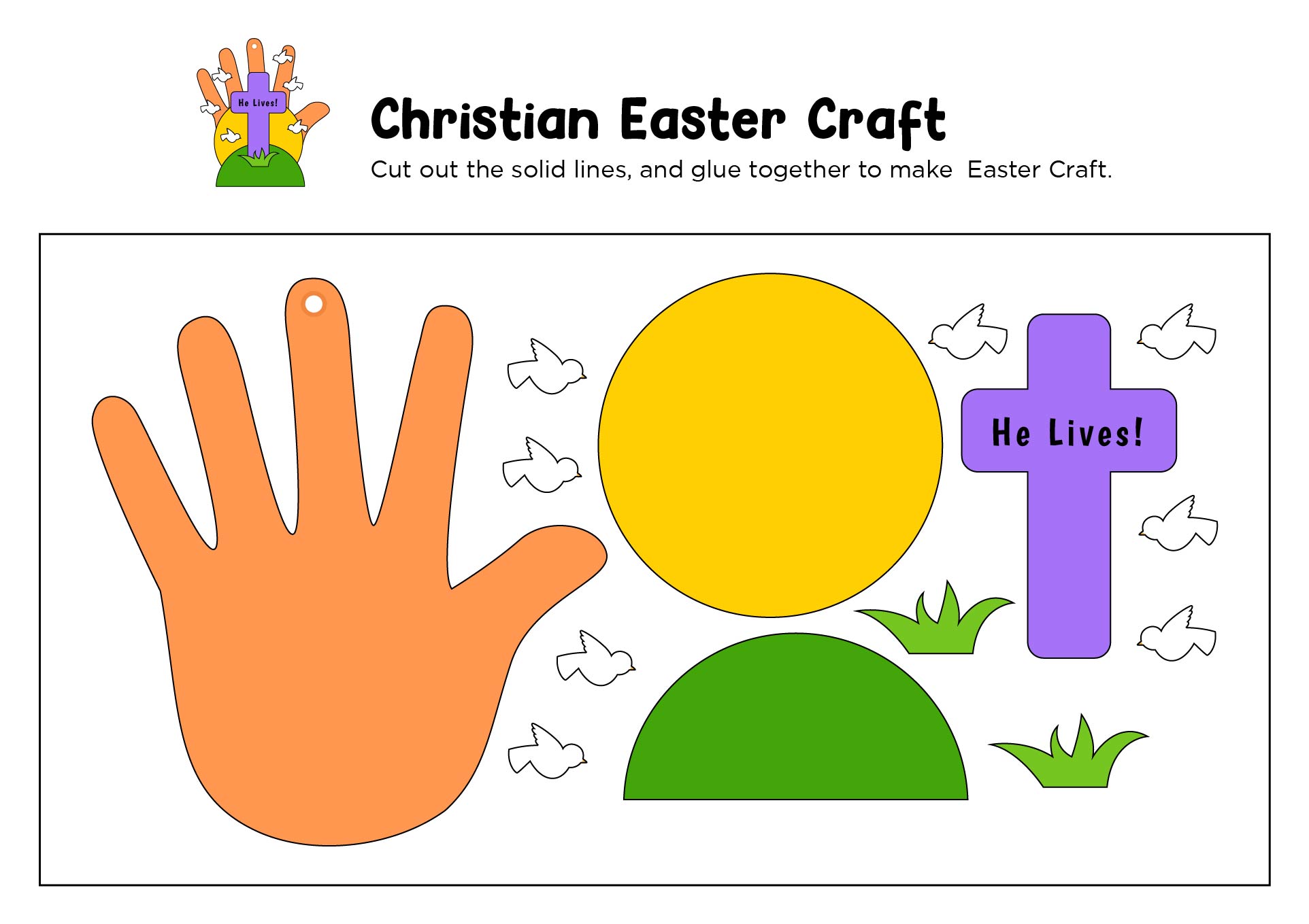 Printable Religious Easter Crafts