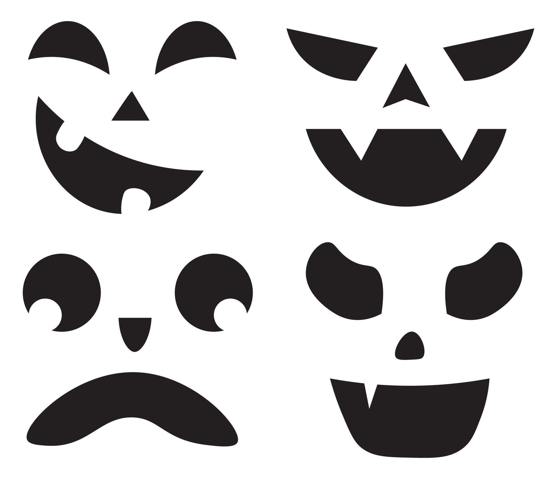 7 Best Easy Printable Pumpkin Stencils PDF for Free at Printablee