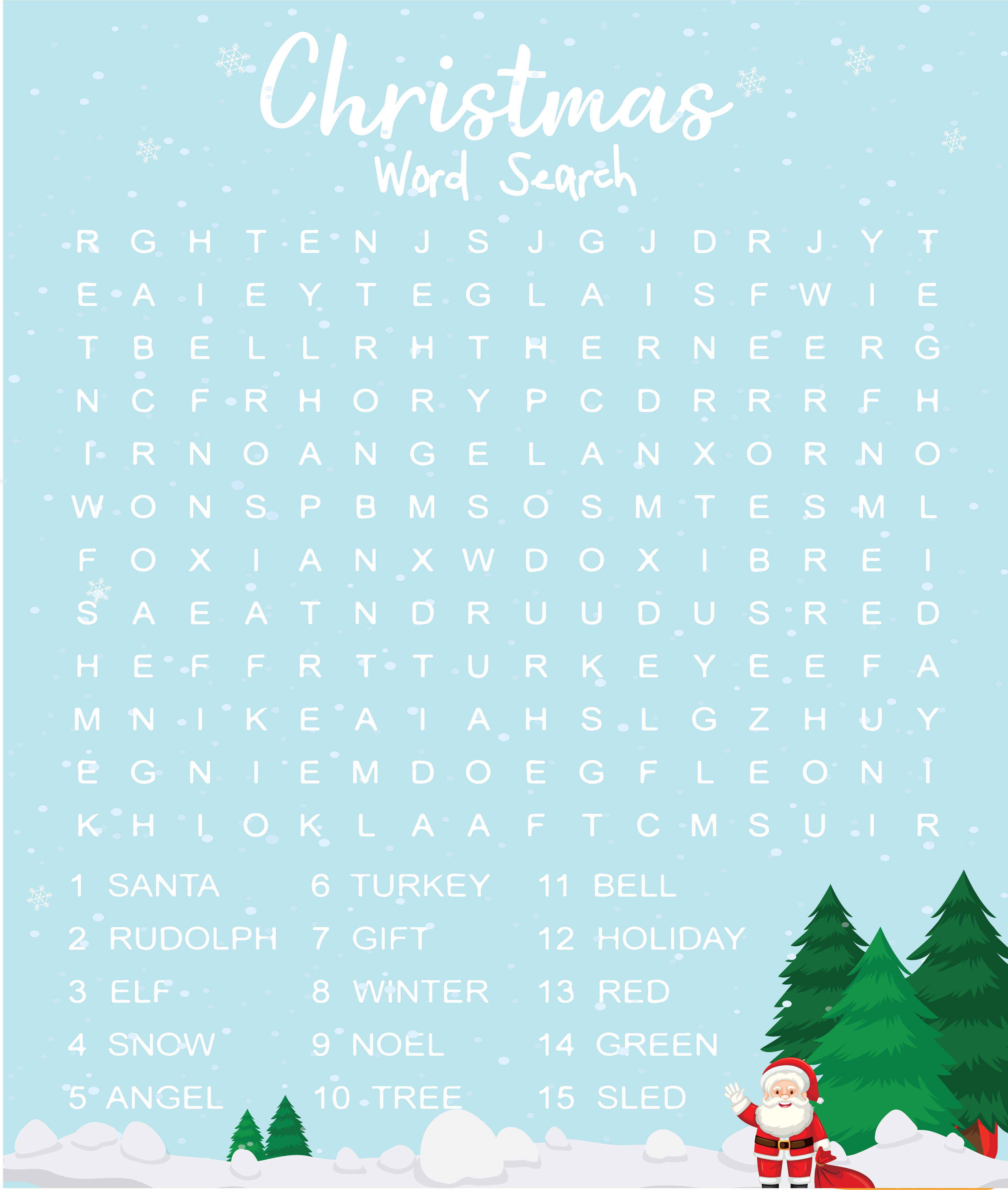 Printable Christmas Activity Pages