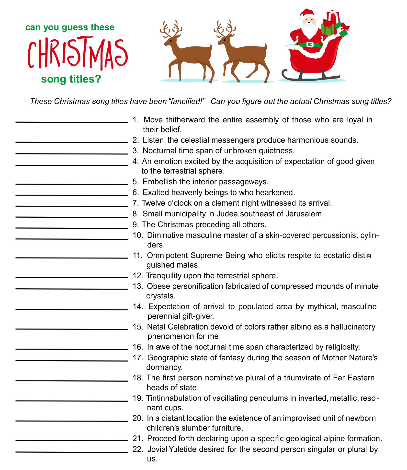 Printable Games For Christmas