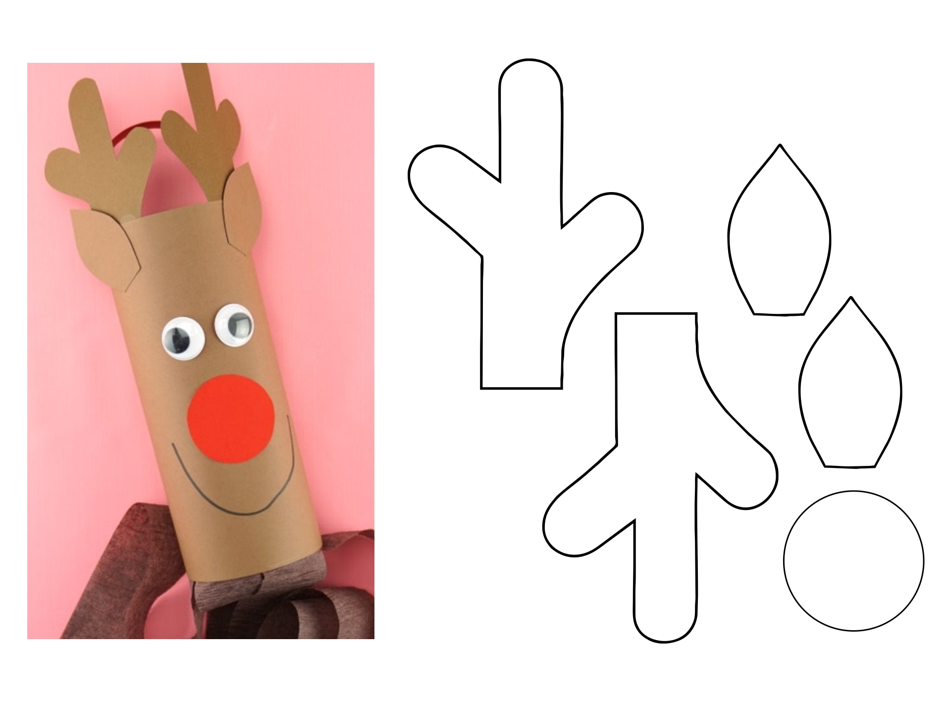 Free Printable Christmas Craft Templates Pdf Printable Online