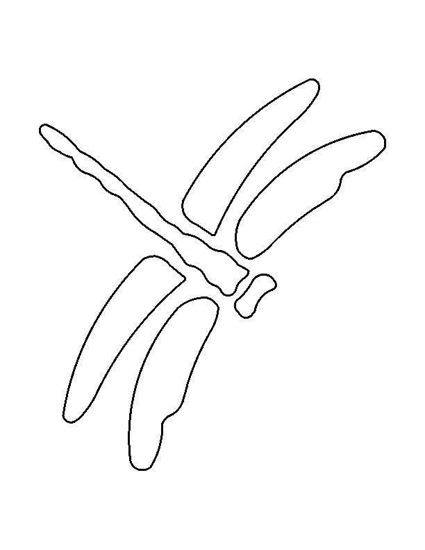 Printable Dragonfly Stencil Patterns