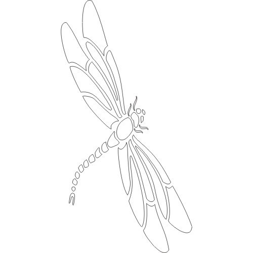 Printable Dragonfly Stencil Patterns