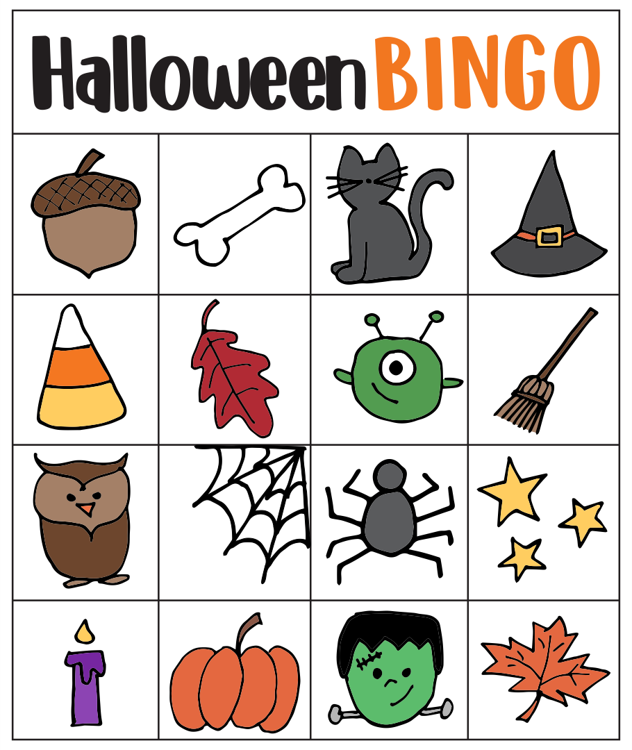  Printable Halloween Bingo Cards for Kids