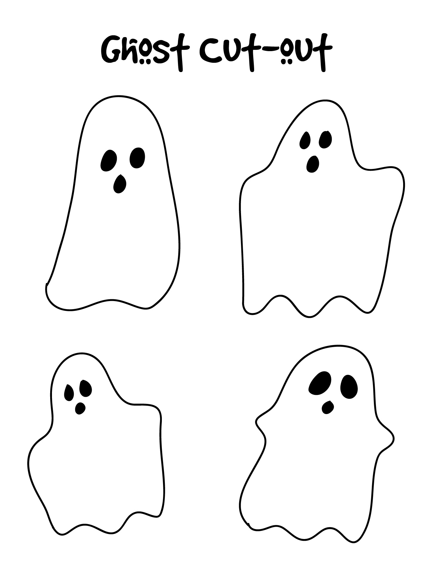 Printable Ghost
