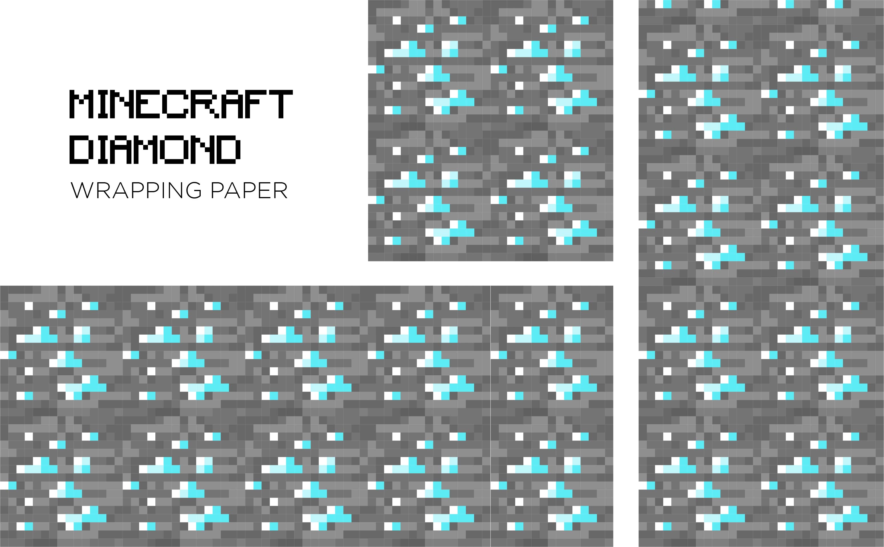 Minecraft+Gift+Wrapping+Paper  Minecraft fabric, Minecraft wrapping paper,  Minecraft printables