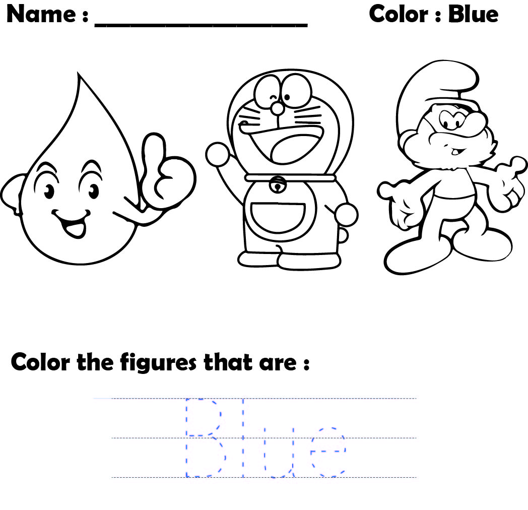 Preschool Color Worksheets
