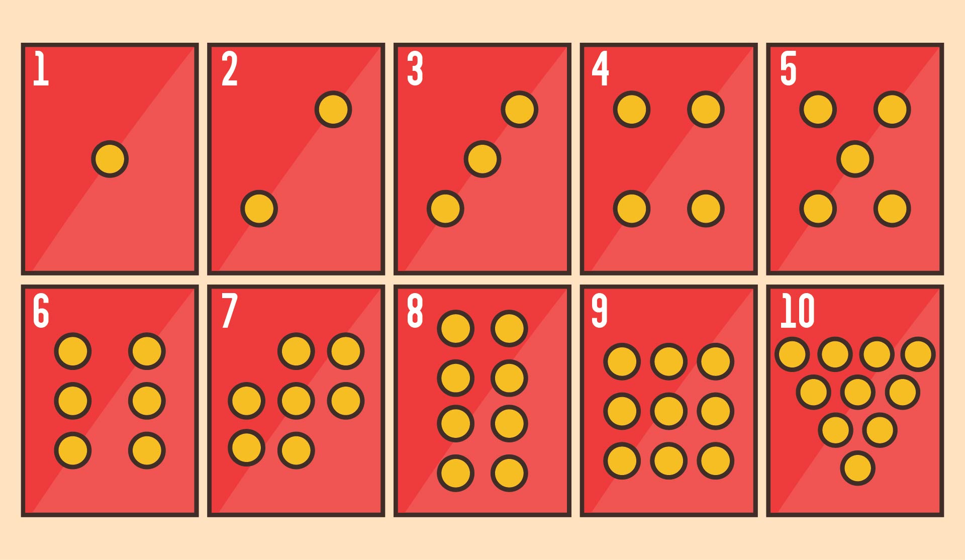 Free Printable Dot Cards 1 20