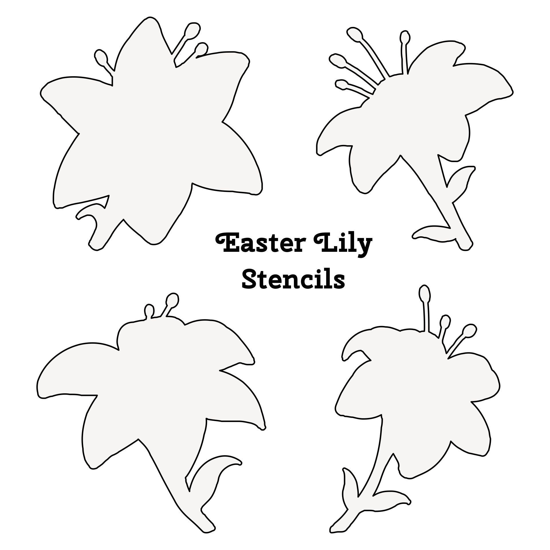 Religous Easter Stencils Printable