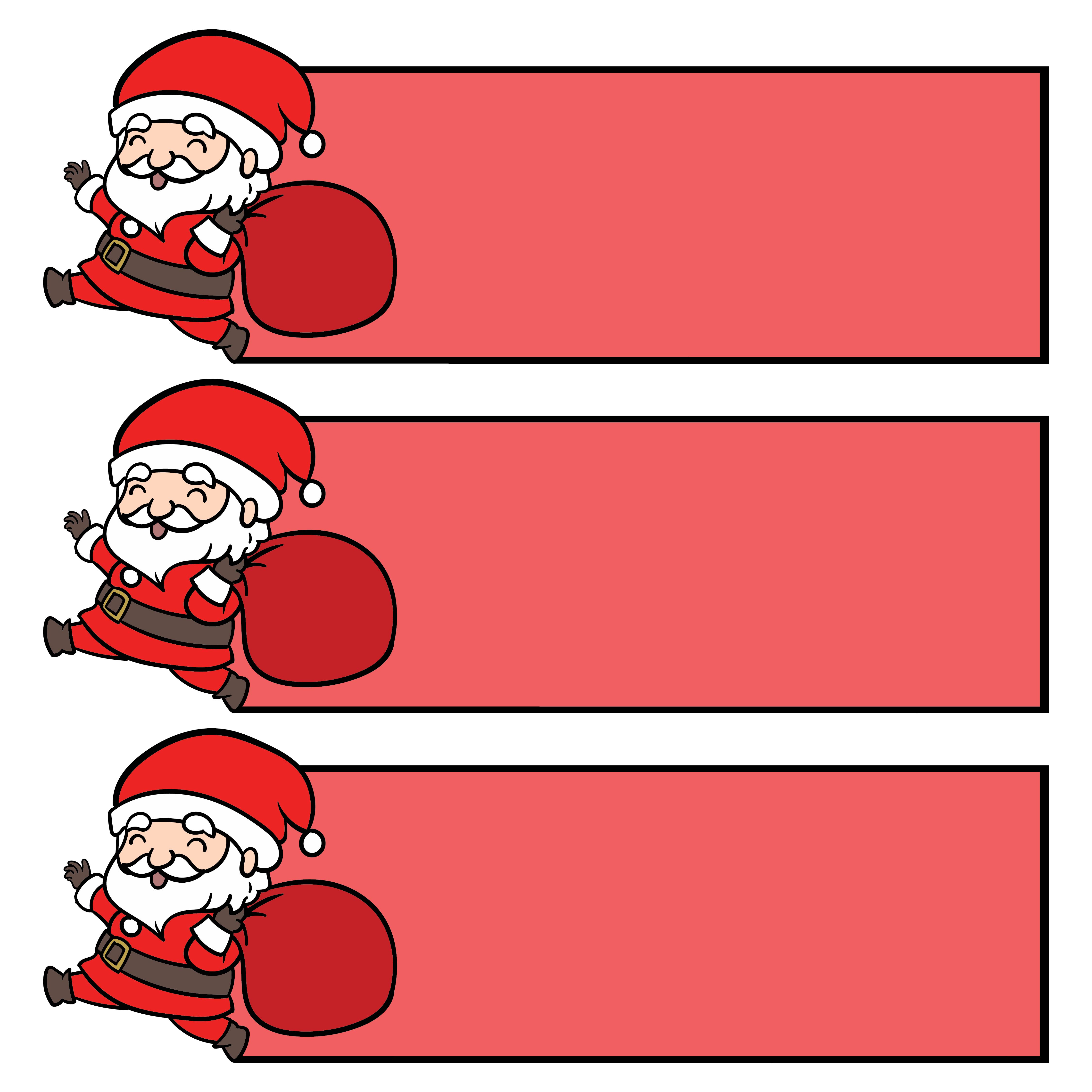 Secret Santa Name Draw Template