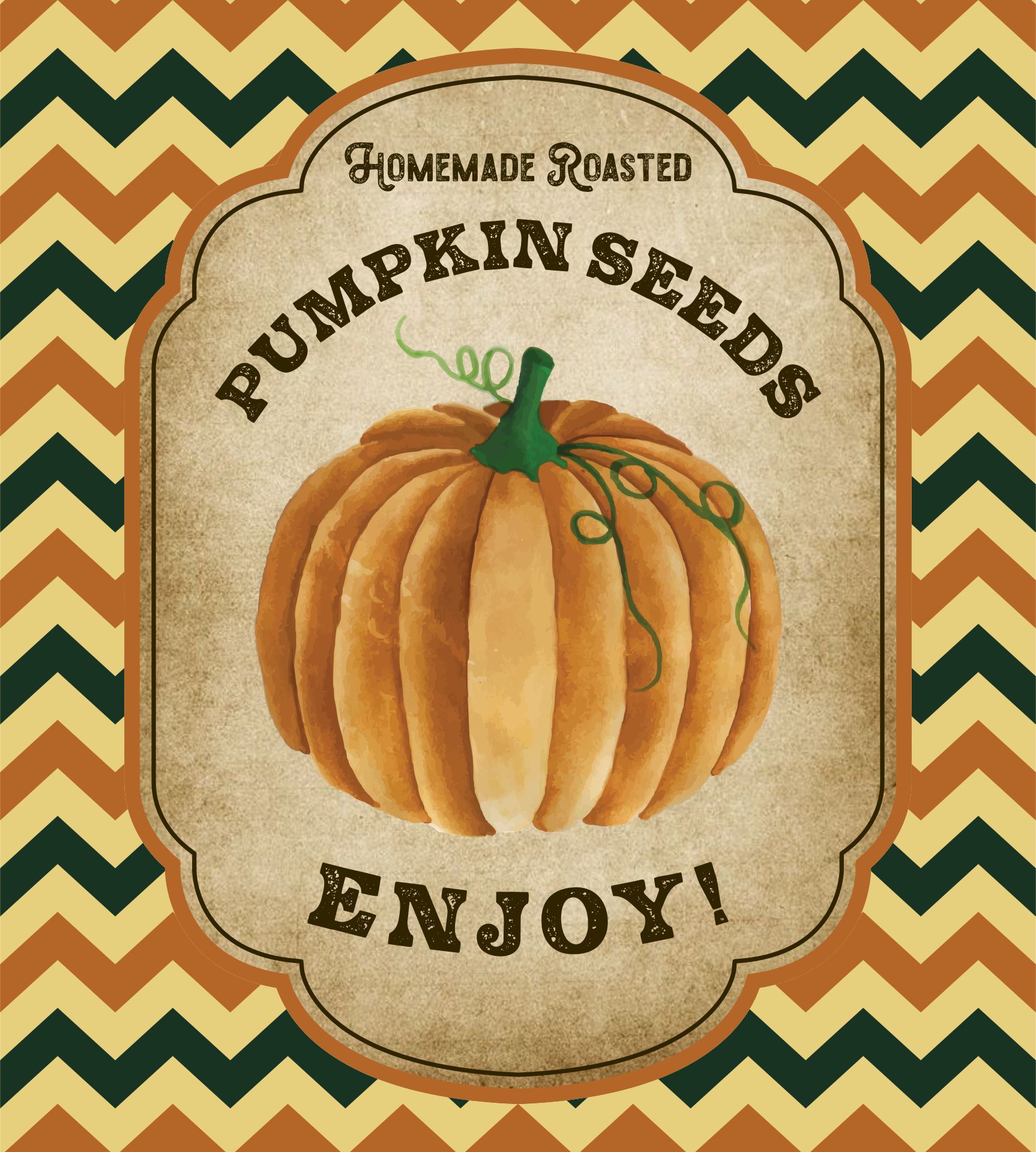 Printable Pumpkin Seed Recipe