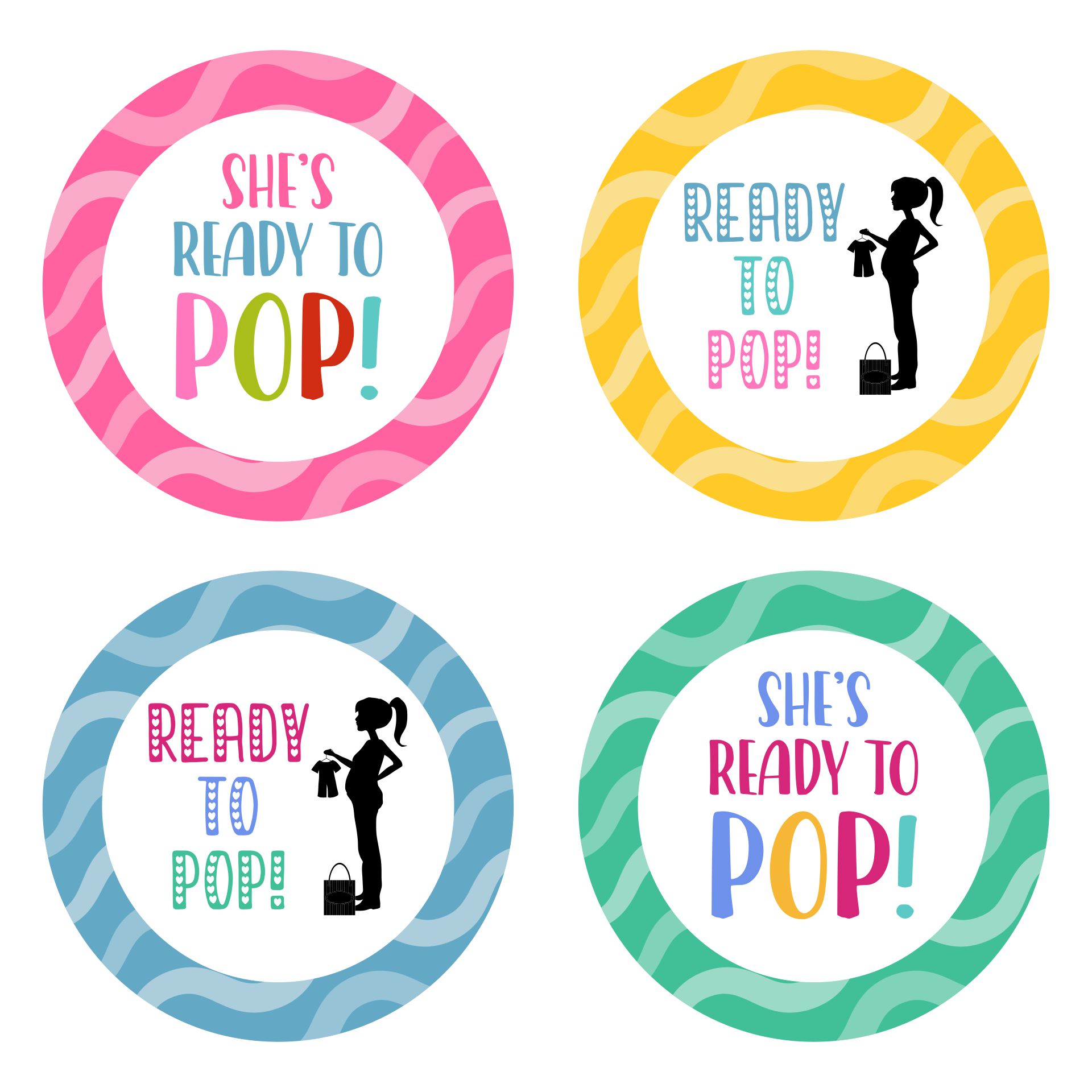 Ready to Pop Printable Tags