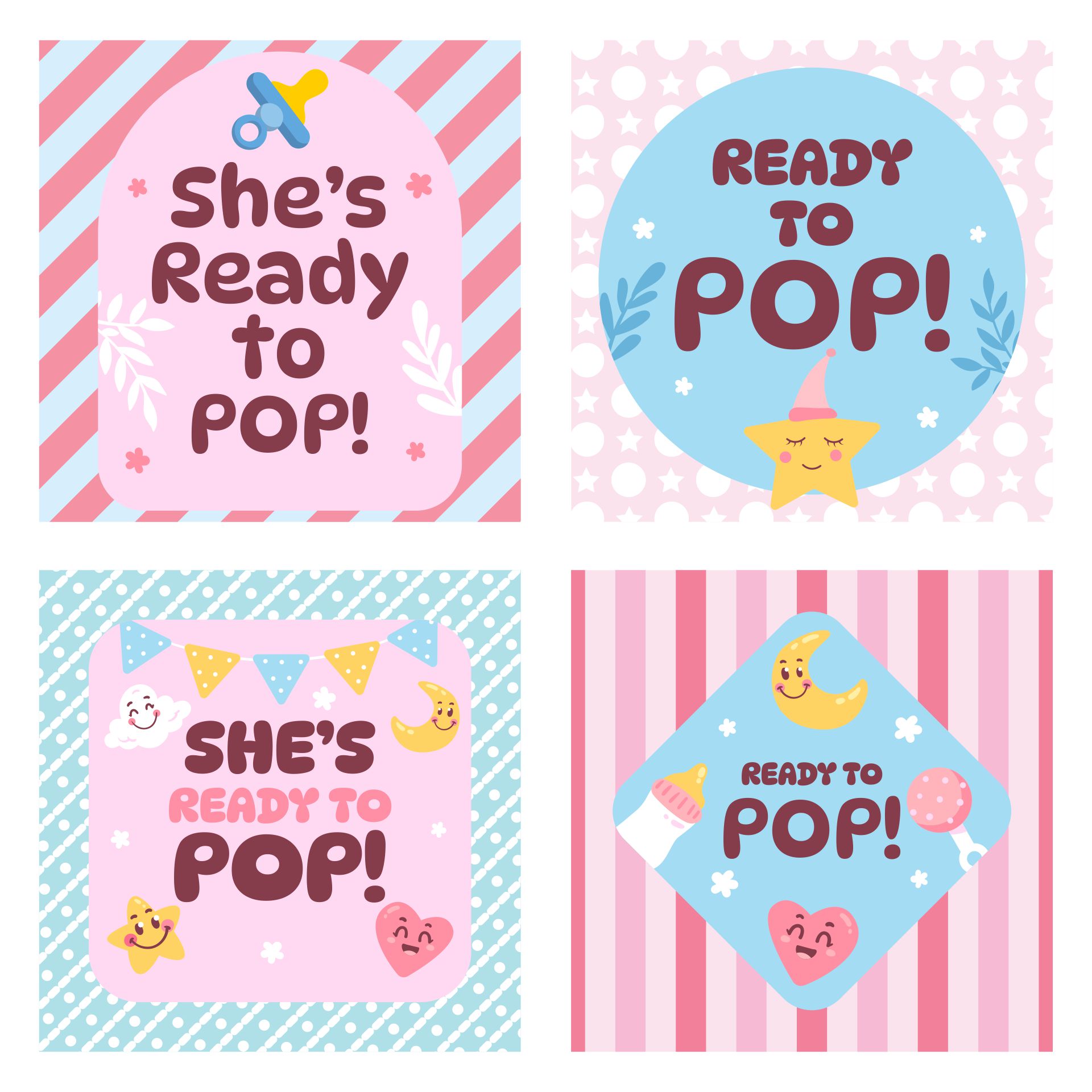 Ready to Pop Printable Labels Free