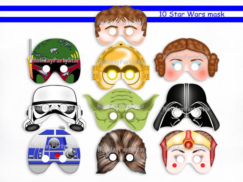 5 Best Images of Yoda Star Wars Printable Masks - Star Wars Printable ...