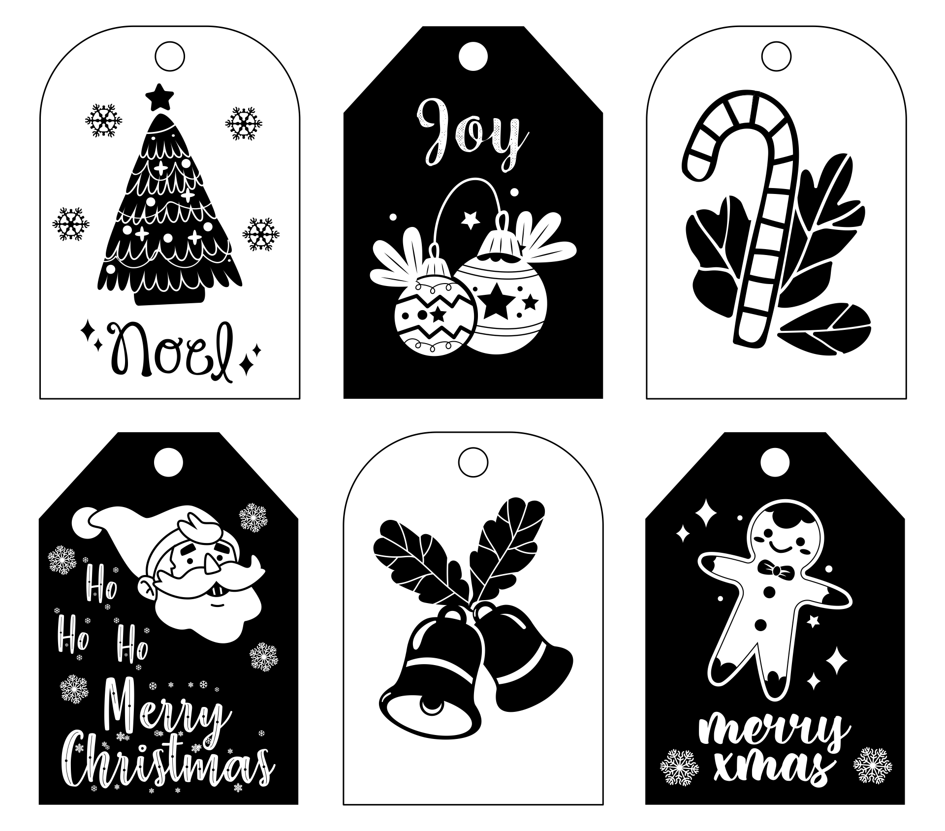 Free Printable Black And White Gift Tags Printable Online