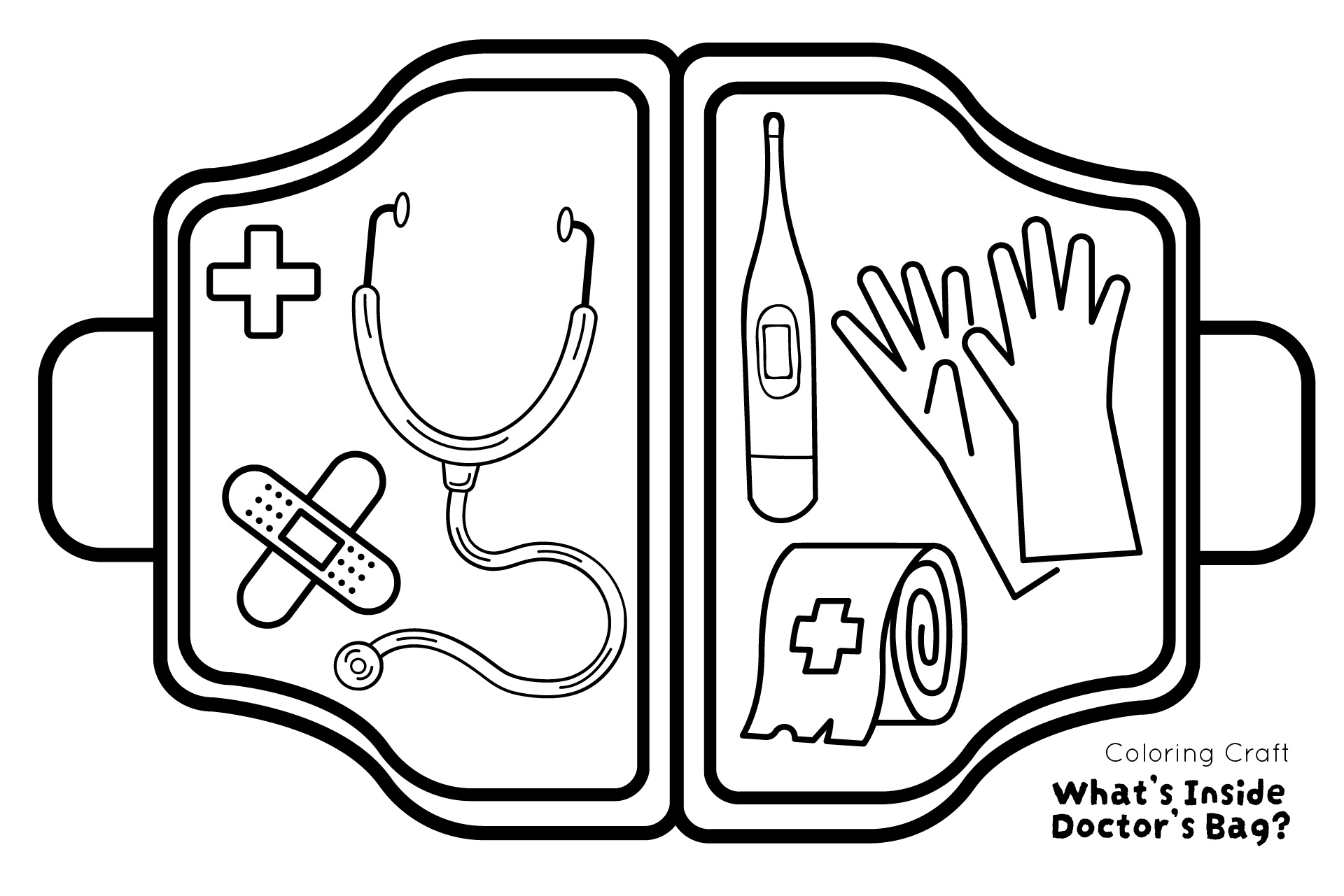 Printables for Preschool Doctor Bag