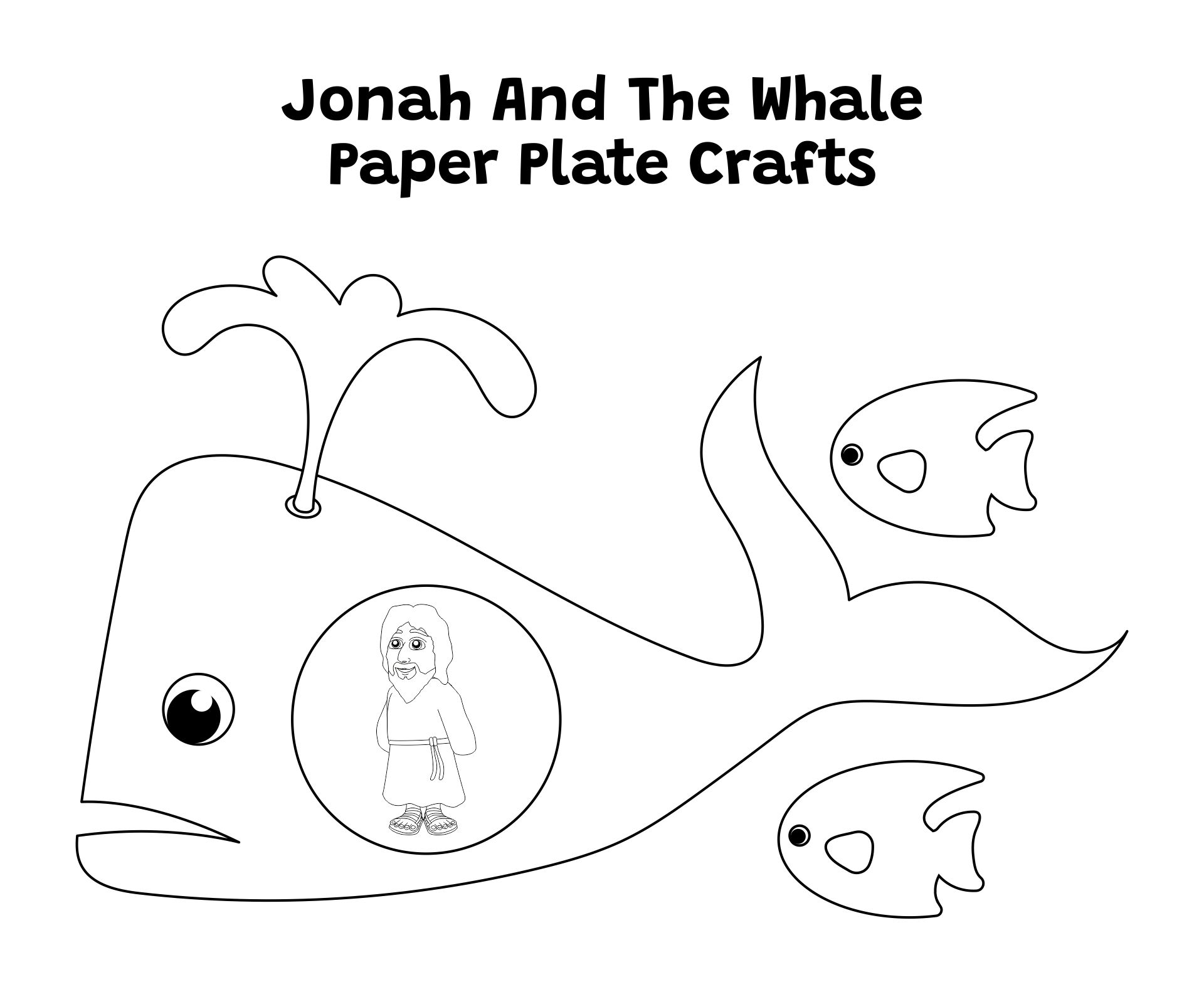 Jonah and the Whale Crafts