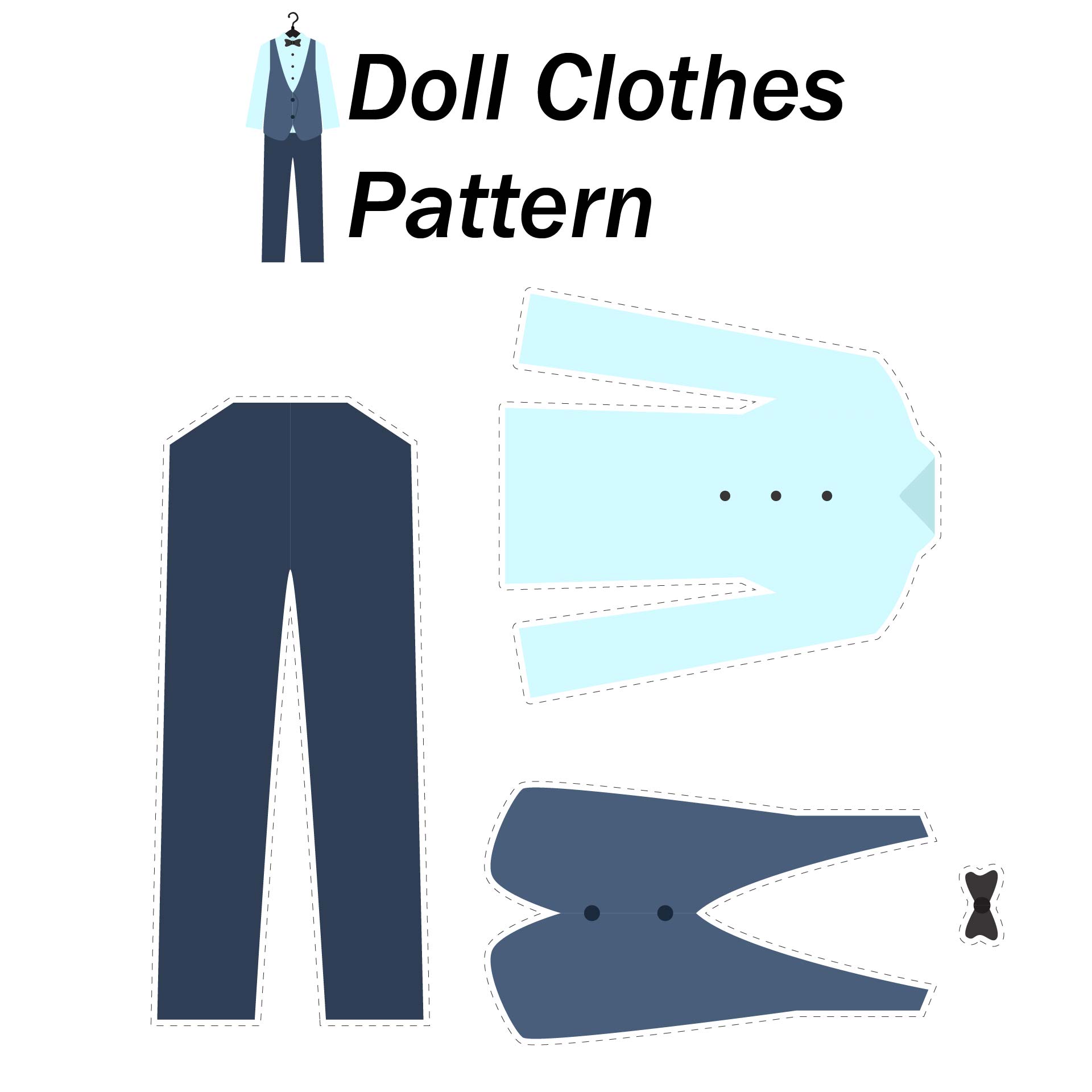 Printable 18 Doll Clothes Patterns