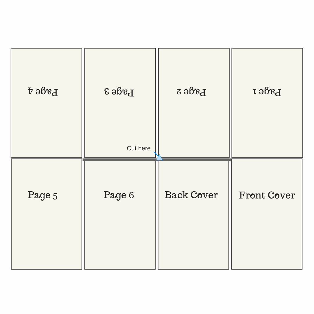 10 Best Book Folding Template Printable Printablee
