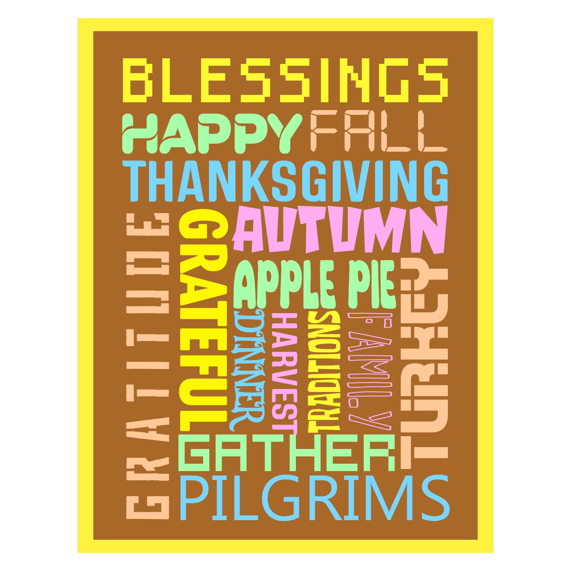 Printable Thanksgiving Art