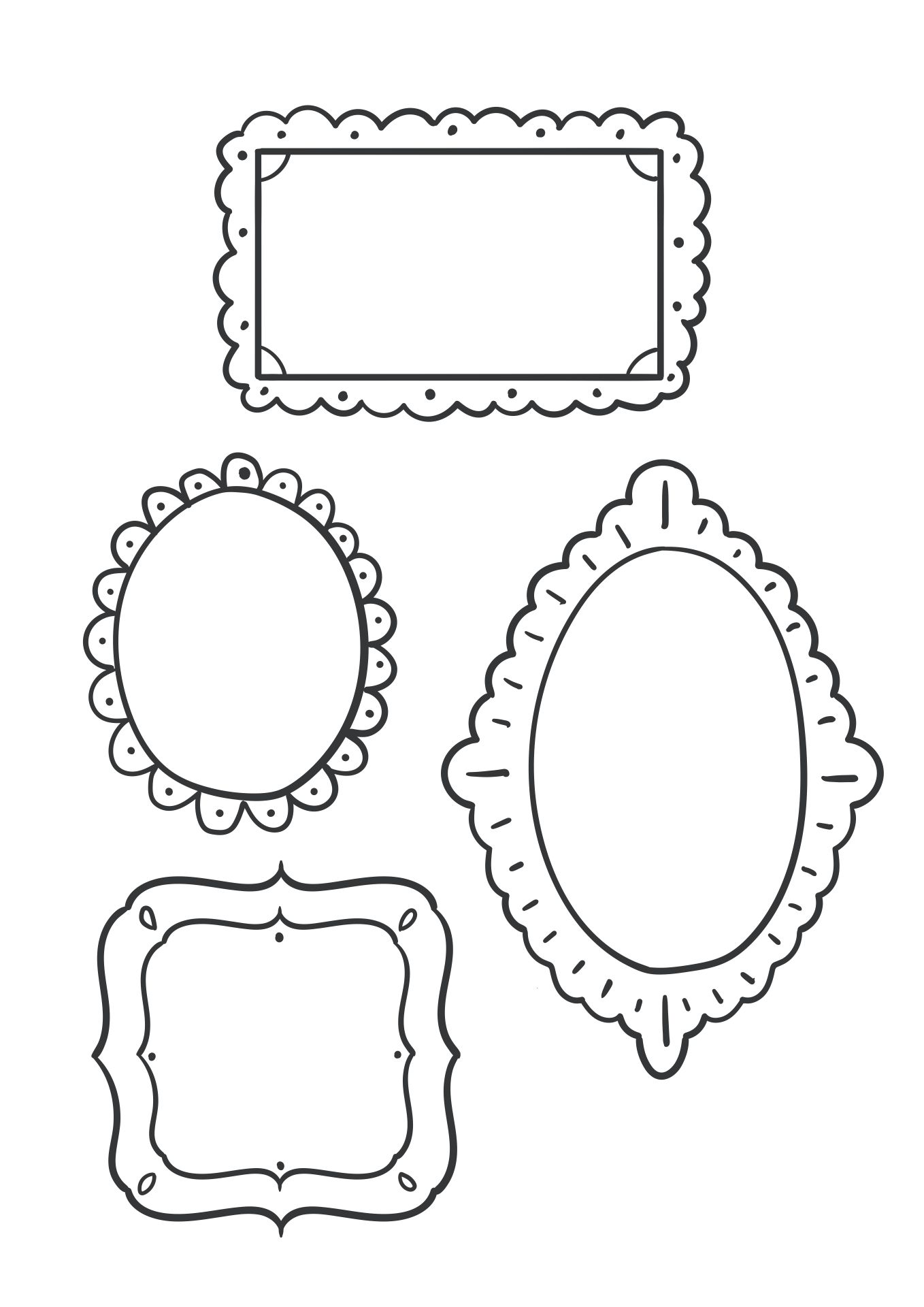 Printable Scalloped Edge Template