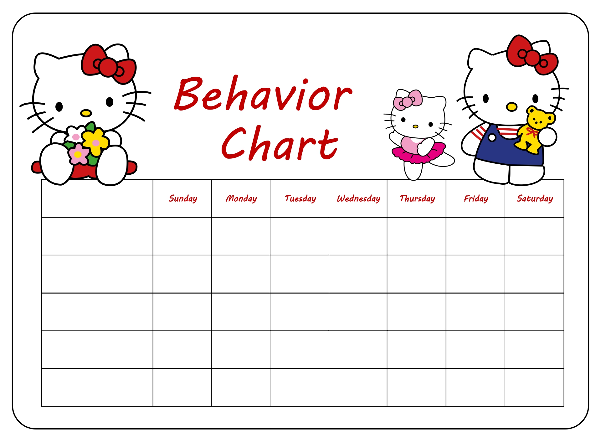 10 Best Free Printable Behavior Charts Free Printablee 10 Best Free Printable Behavior Charts Free Printablee