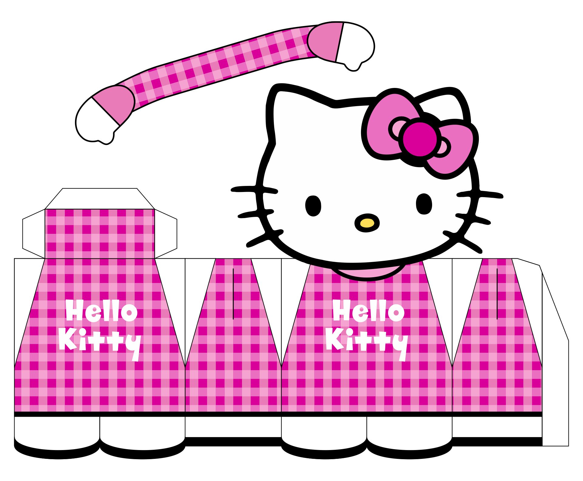 Hello Kitty Papercraft