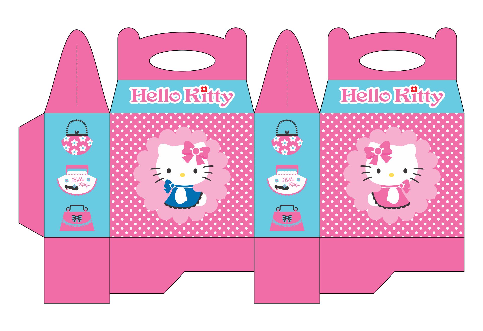 Hello Kitty Paper Crafts - 10 Free PDF Printables | Printablee