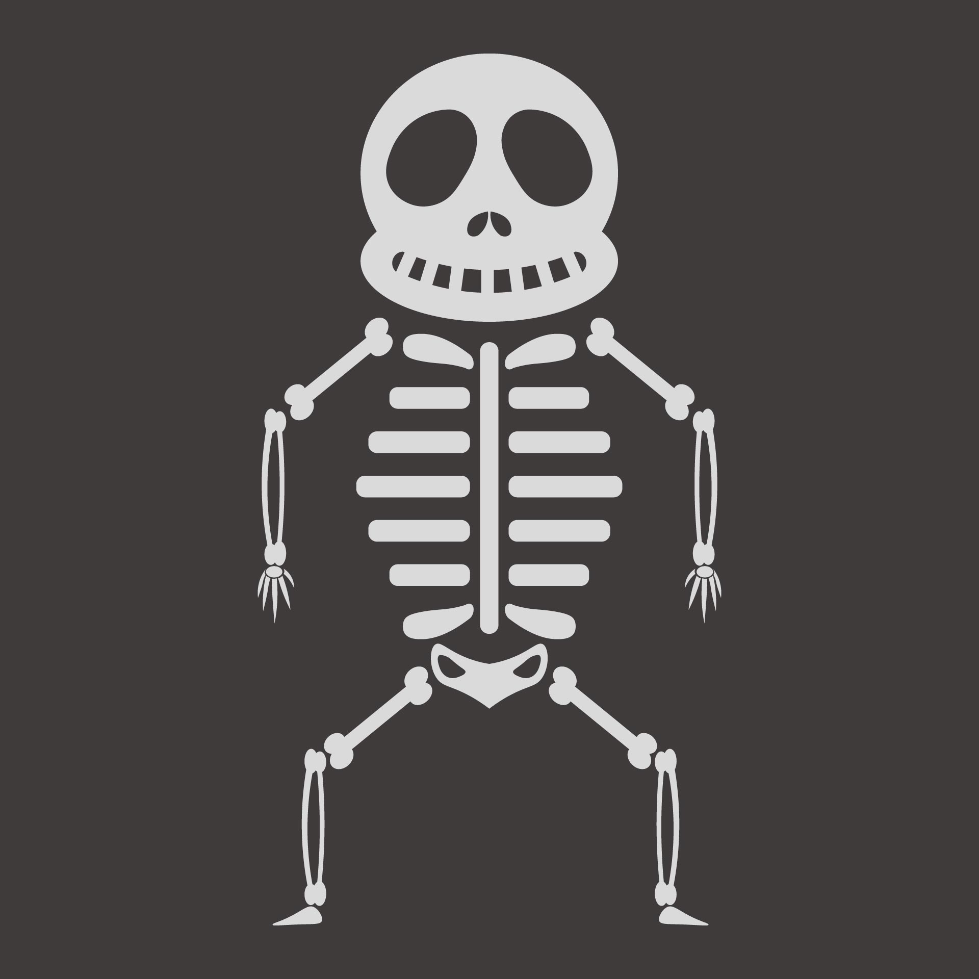 Halloween Skeleton Template Printable