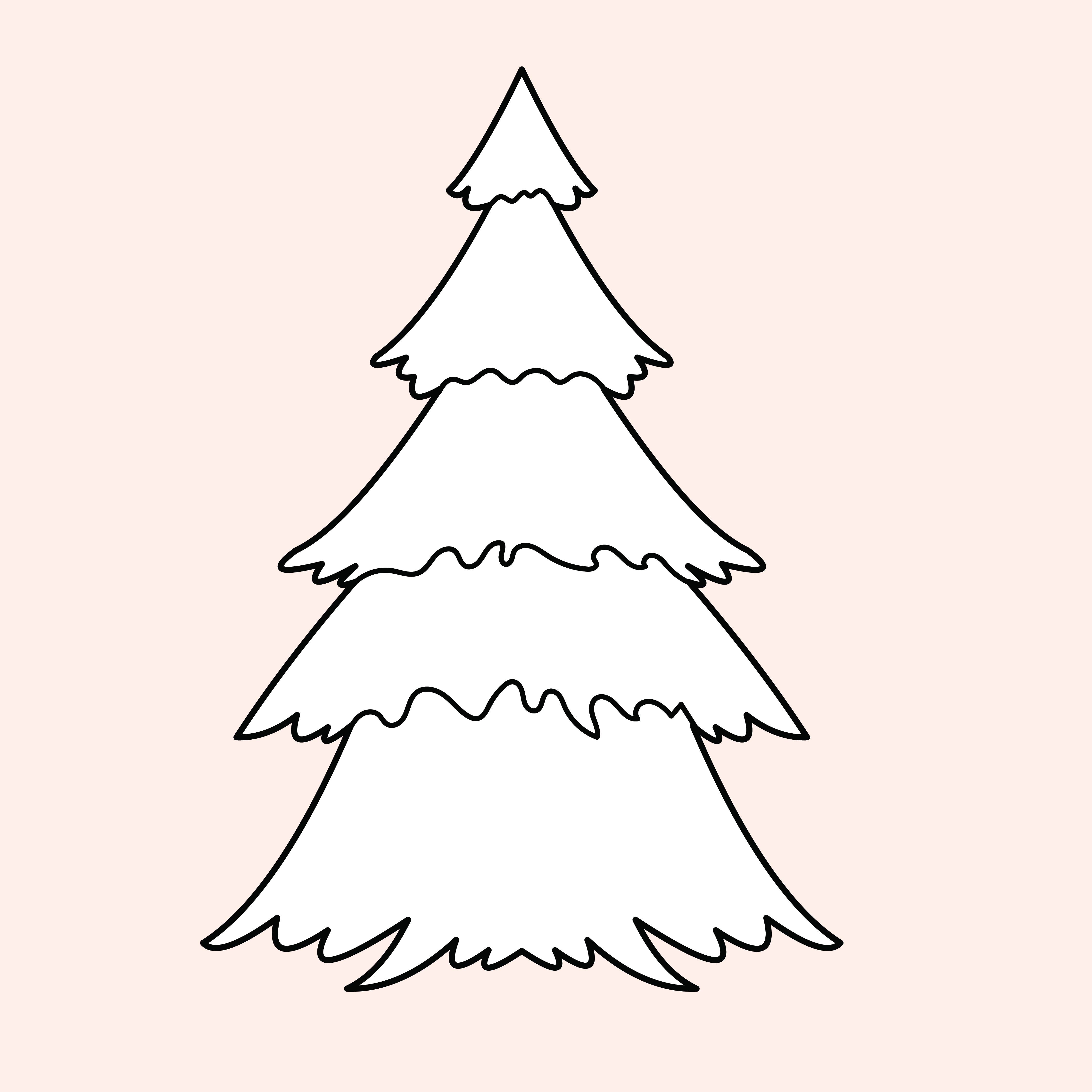  Printable Christmas Tree Art