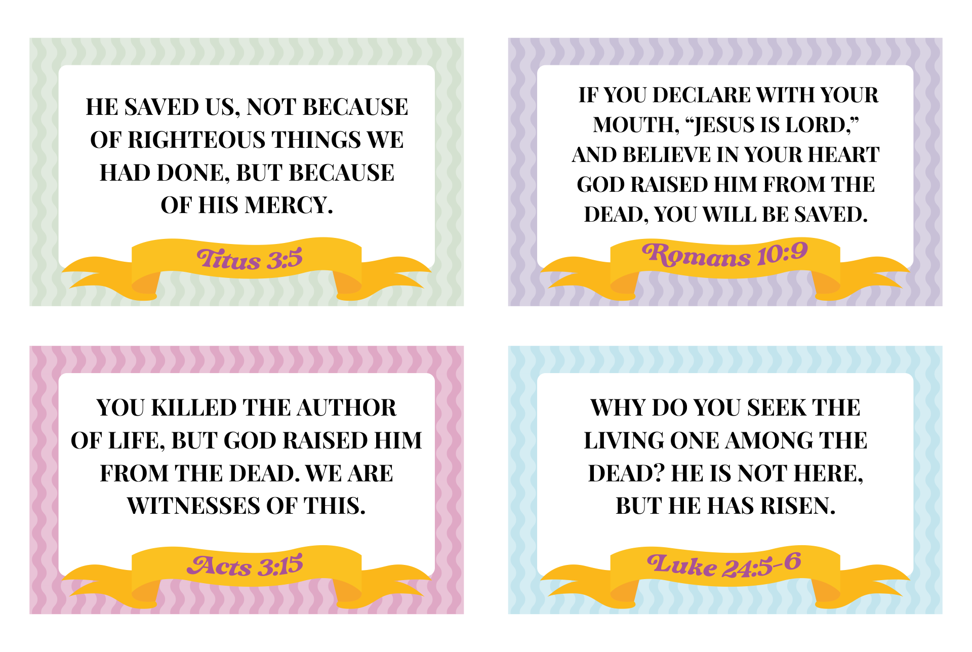  Printable Easter Verses