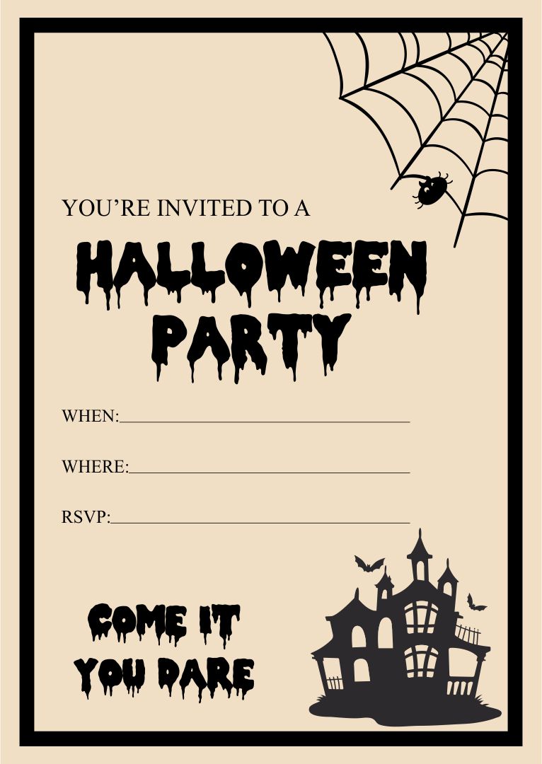 15 Best Halloween Printable PDF for Free at Printablee