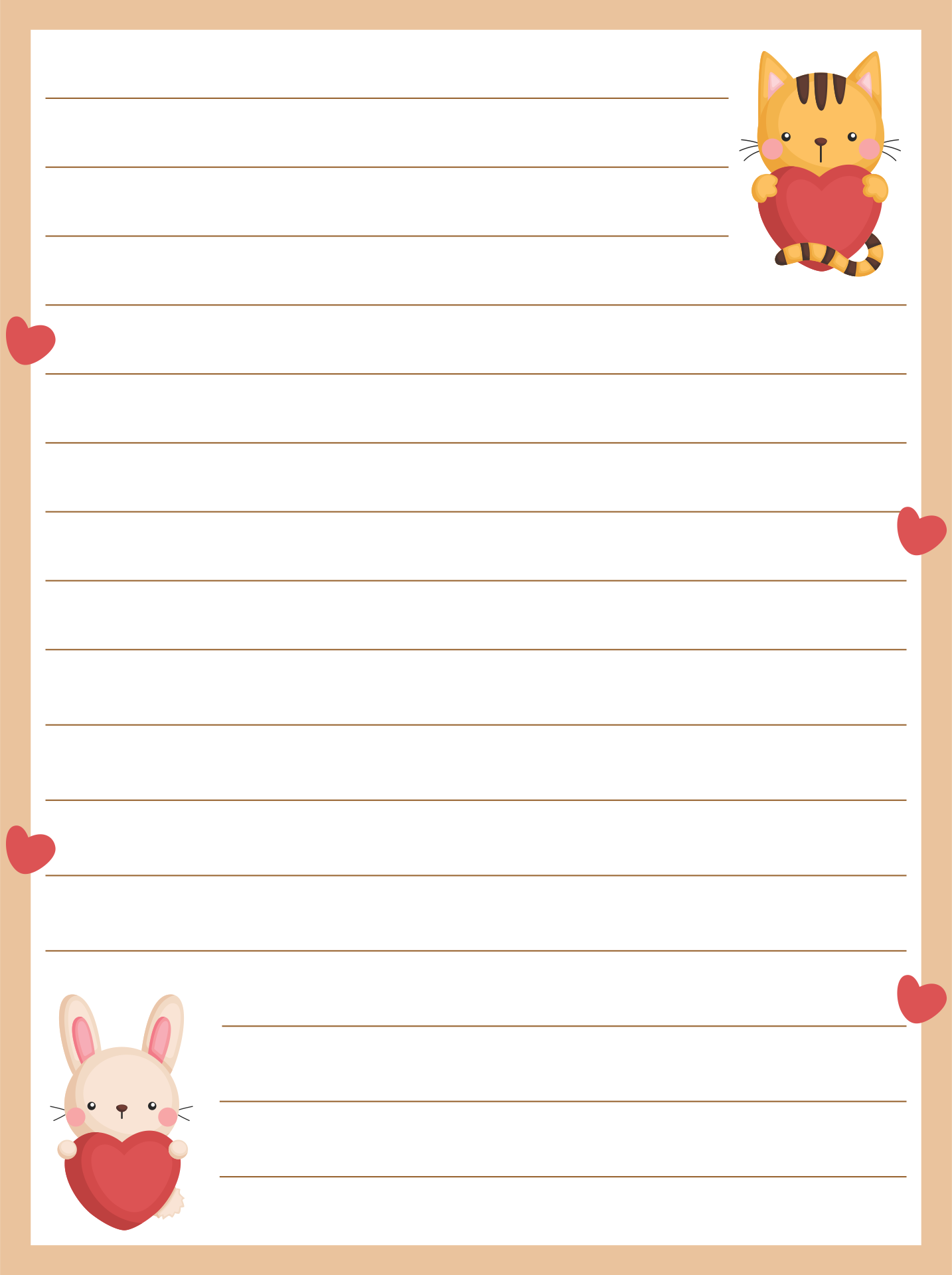 10 Best Printable Love Letter Stationery 