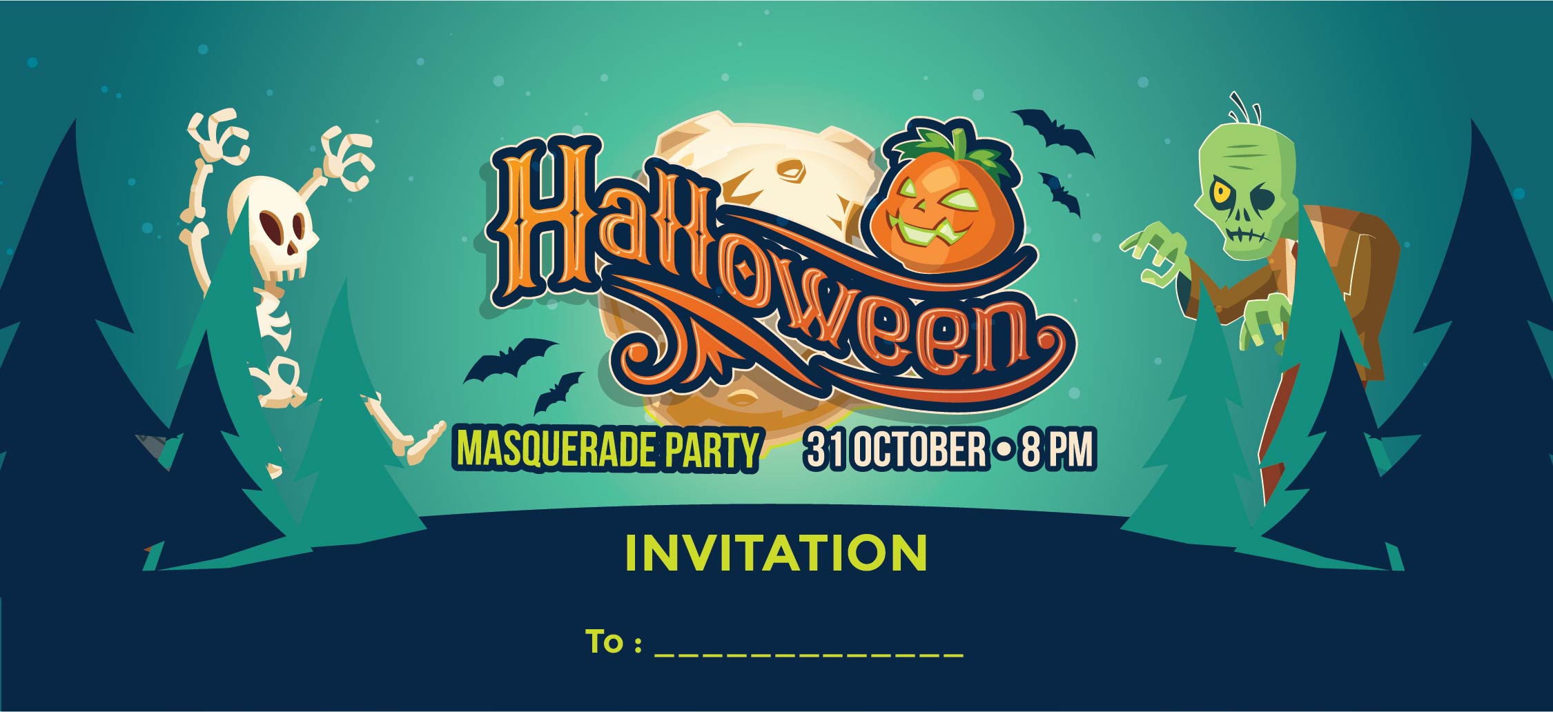 Halloween Invitation Templates