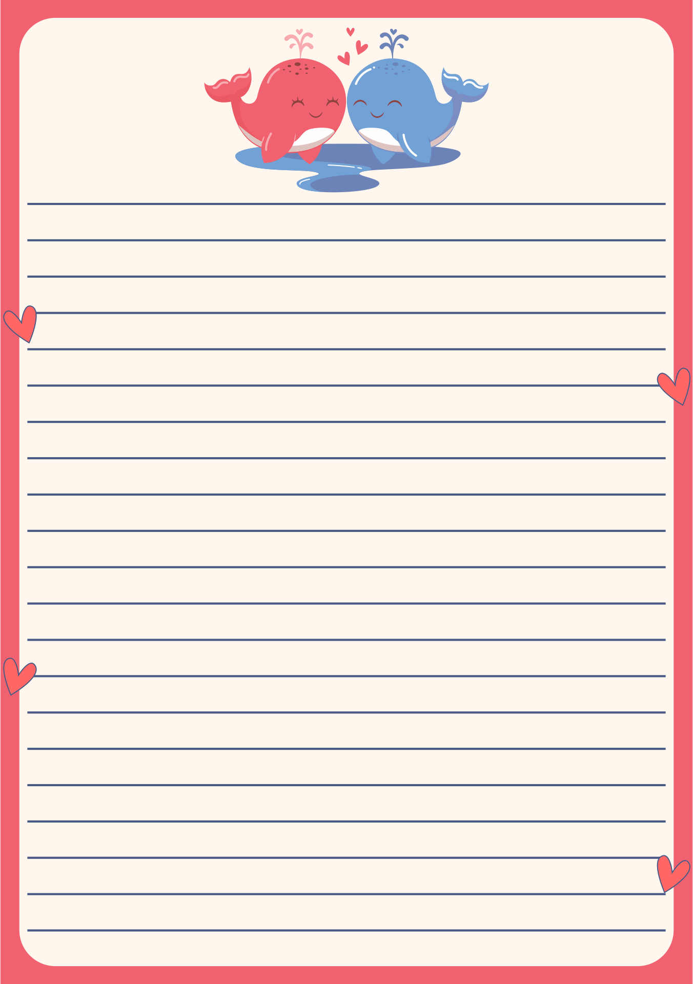 10 Best Printable Love Letter Stationery 