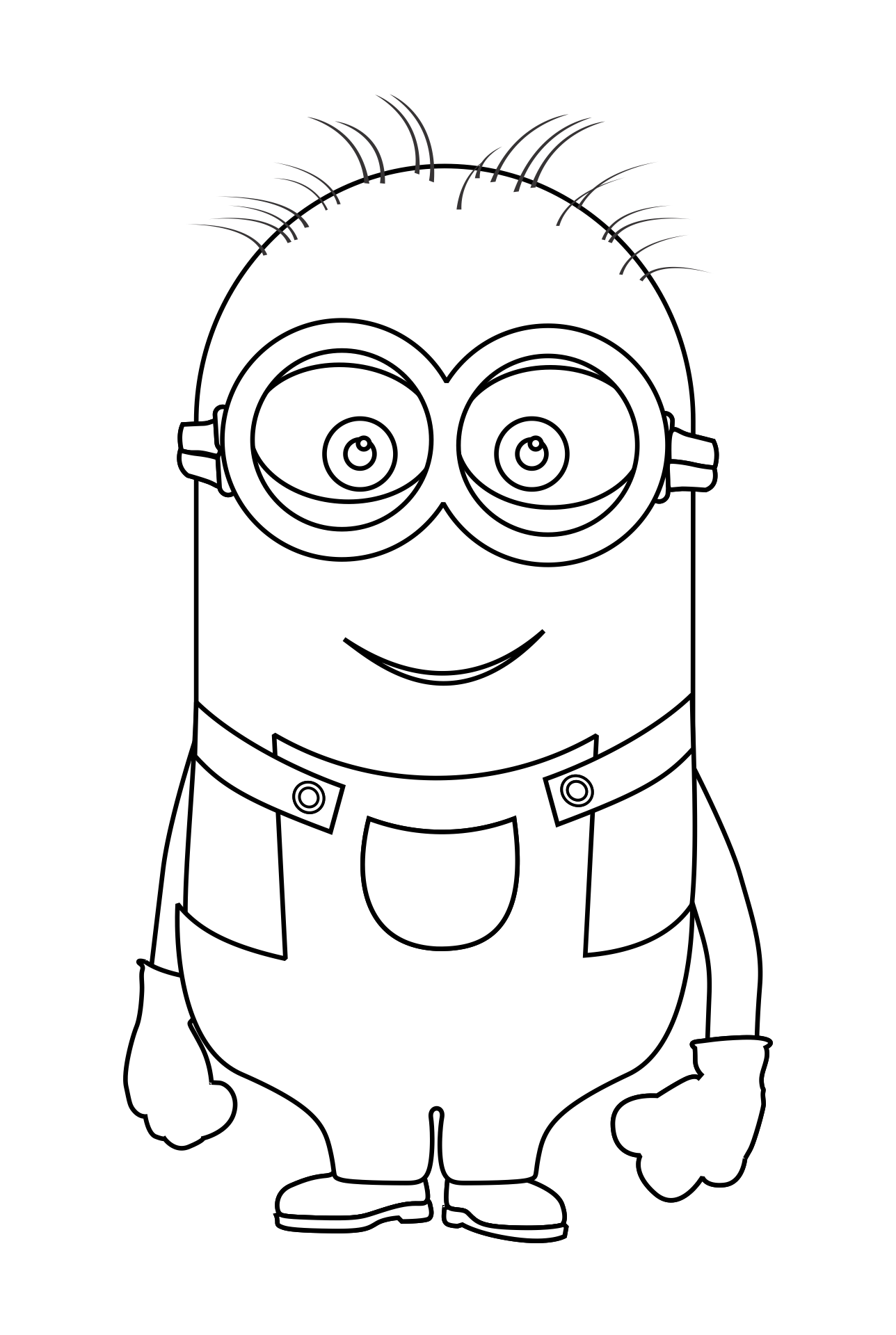 Minion Coloring Pages Printable Outlines