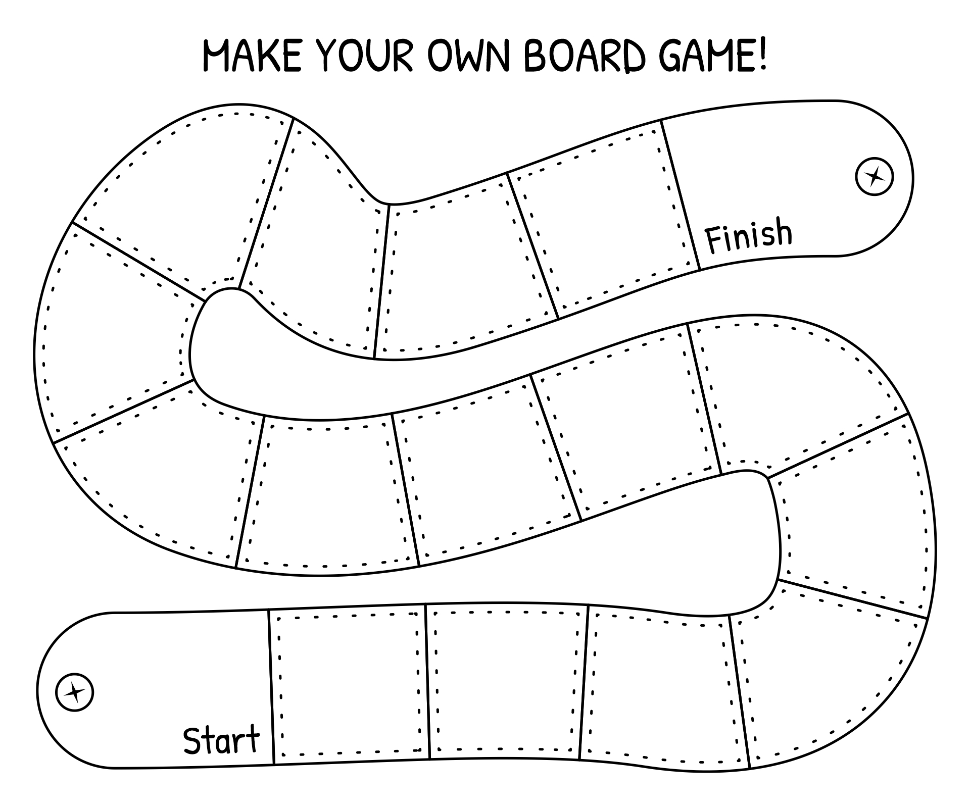 Board Game Template 10 Free PDF Printables Printablee