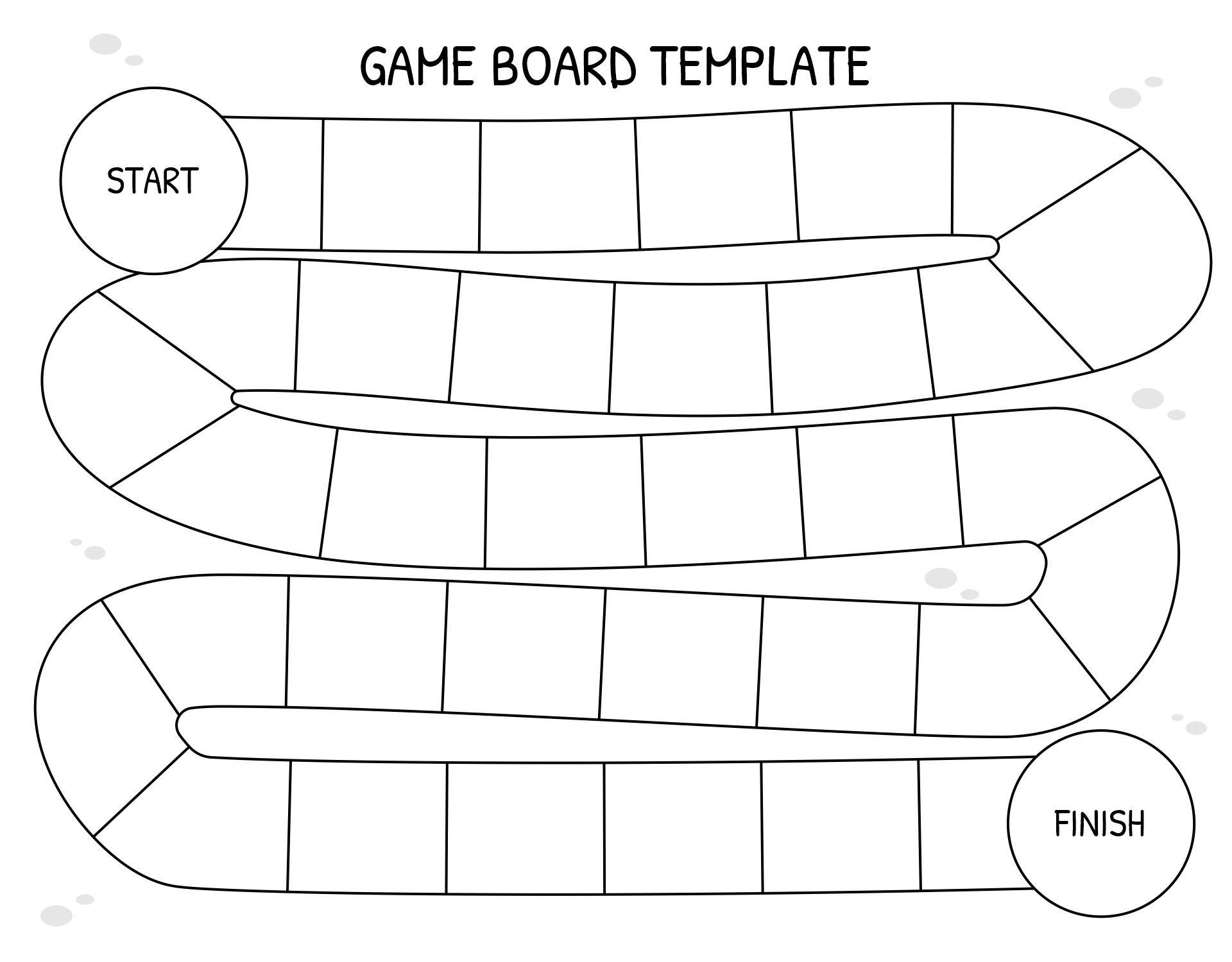 7 Best Printable Board Game Template Printablee Com