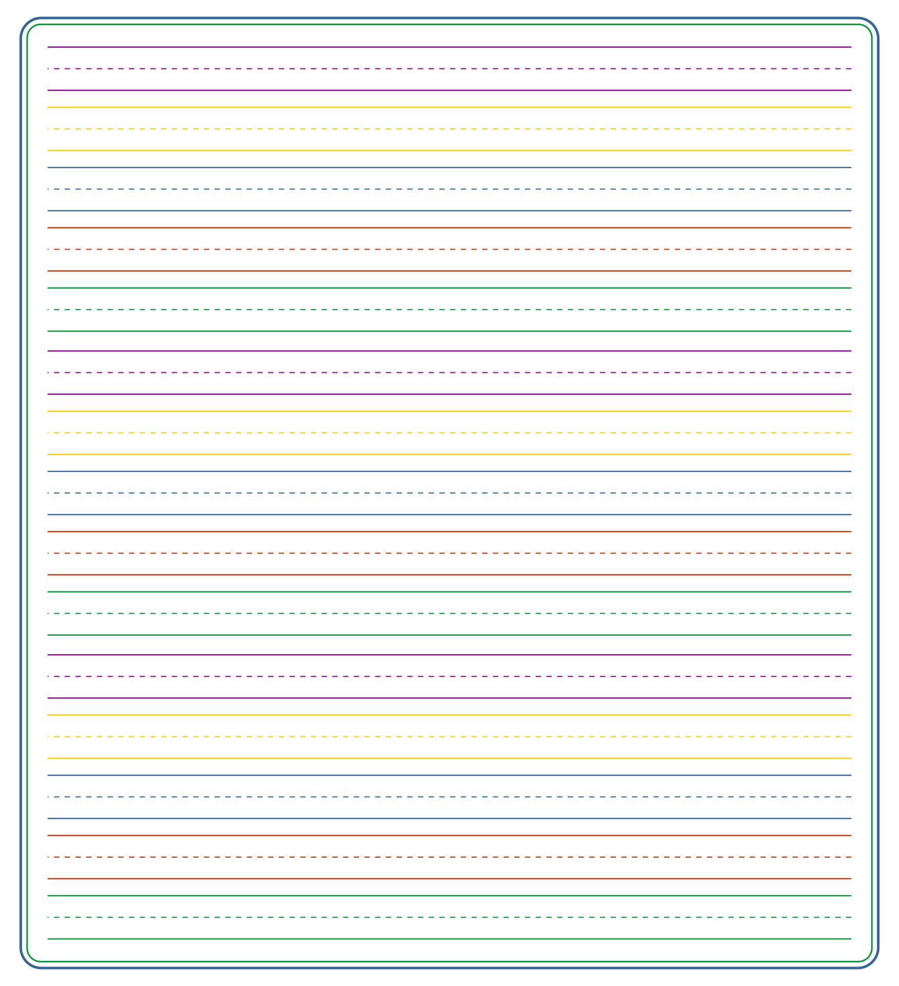 Download this free handwriting paper in PDF format. Printable kindergarten  writing pape…