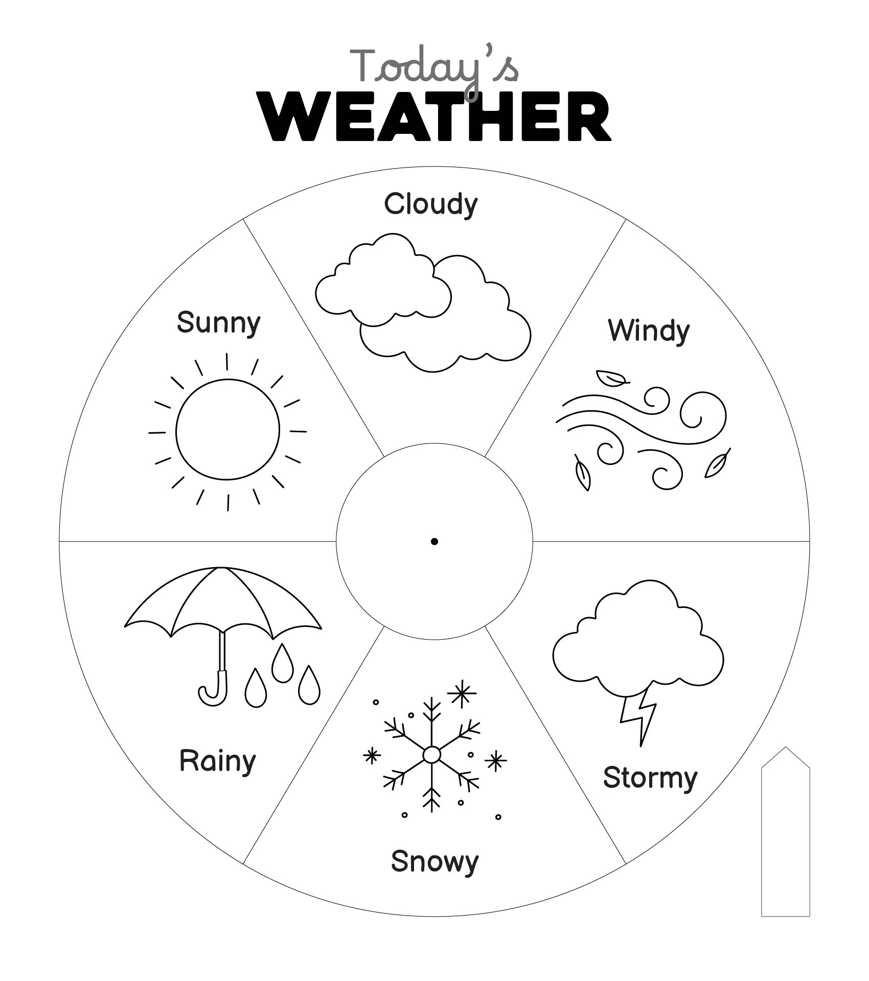 Preschool Weather Printables Free Printable Templates