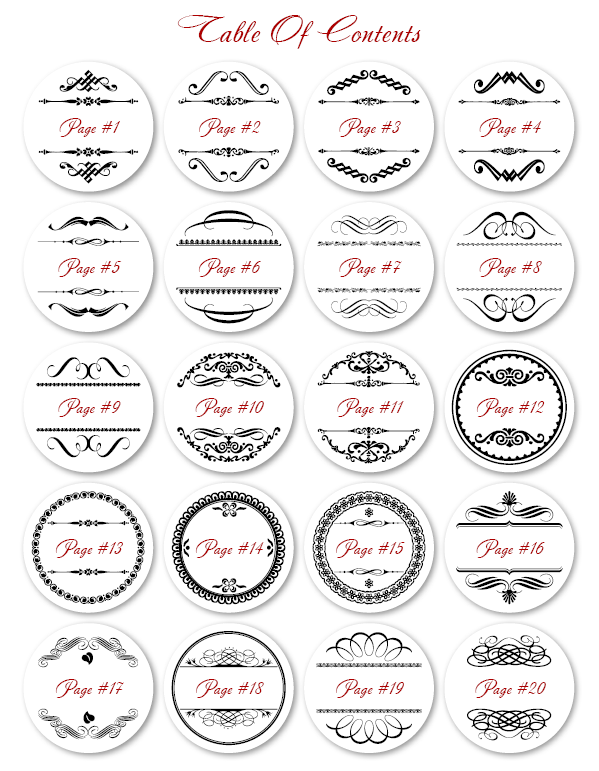 Printable Round Label Template