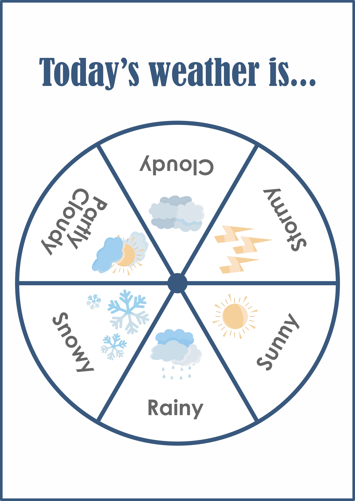 10 Best Free Printable Weather Wheel Printablee