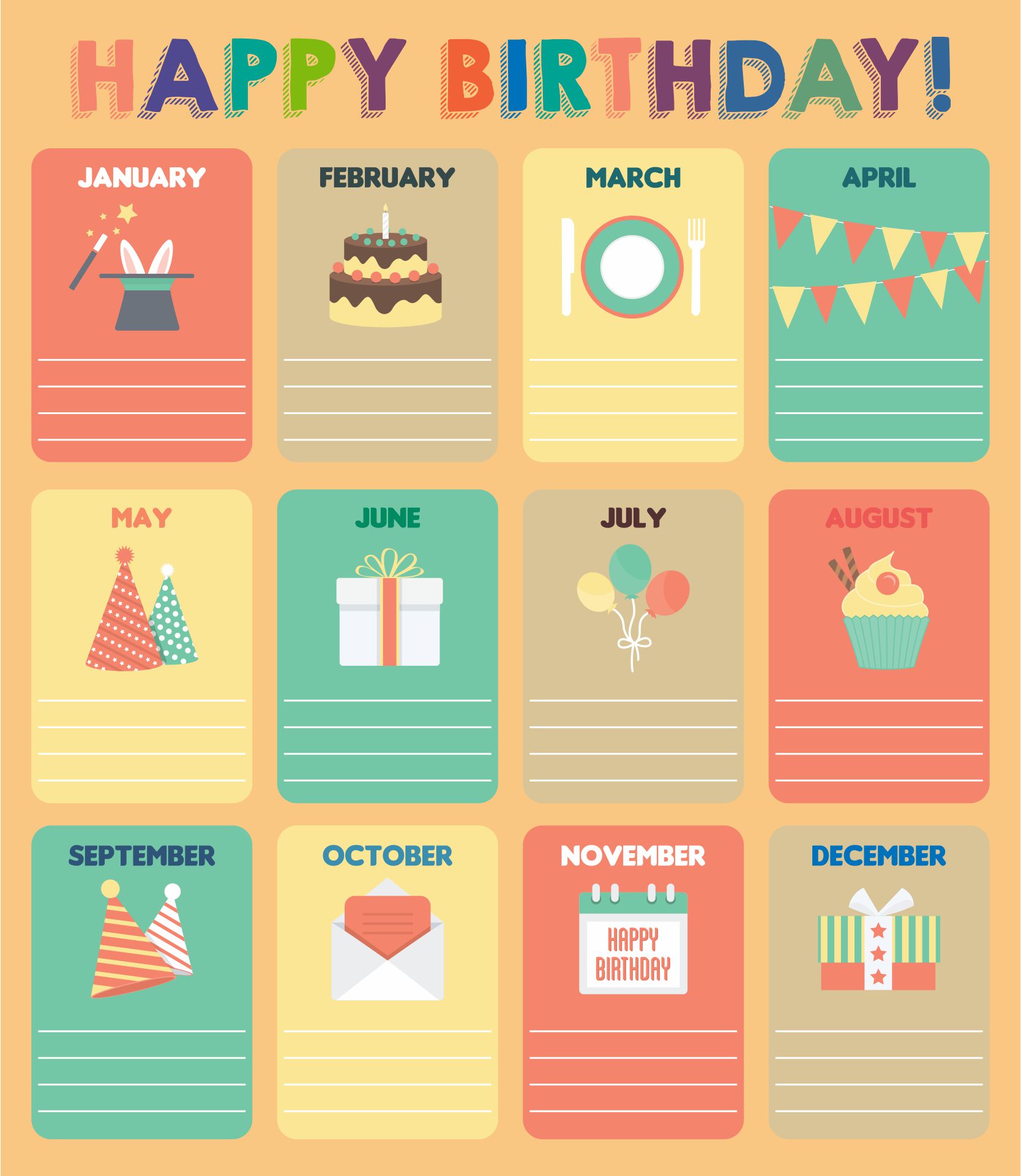 Printable Birthday Calendar For Classroom Monitoring solarquest in