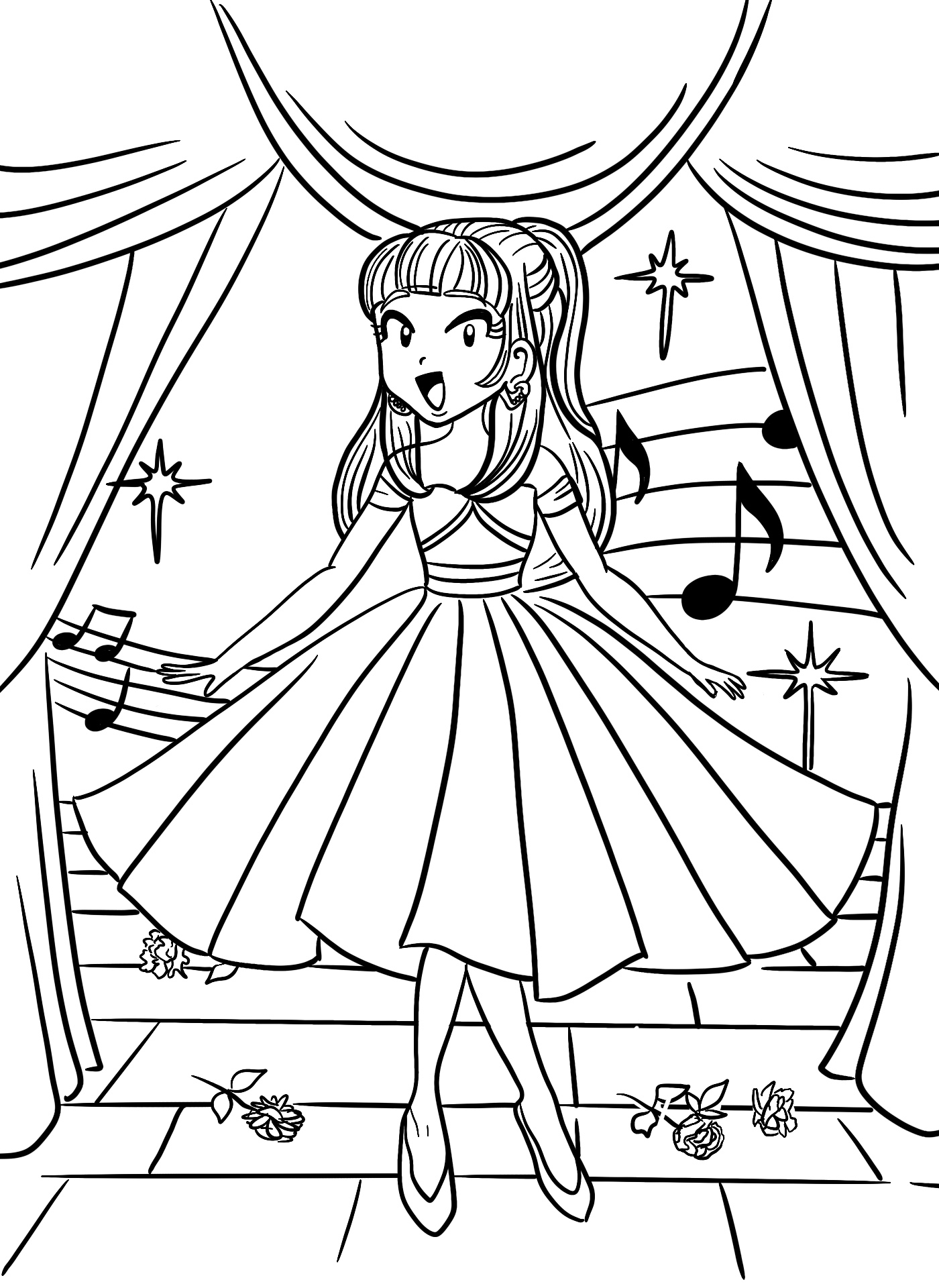 Dork Diaries Coloring Pages Printable