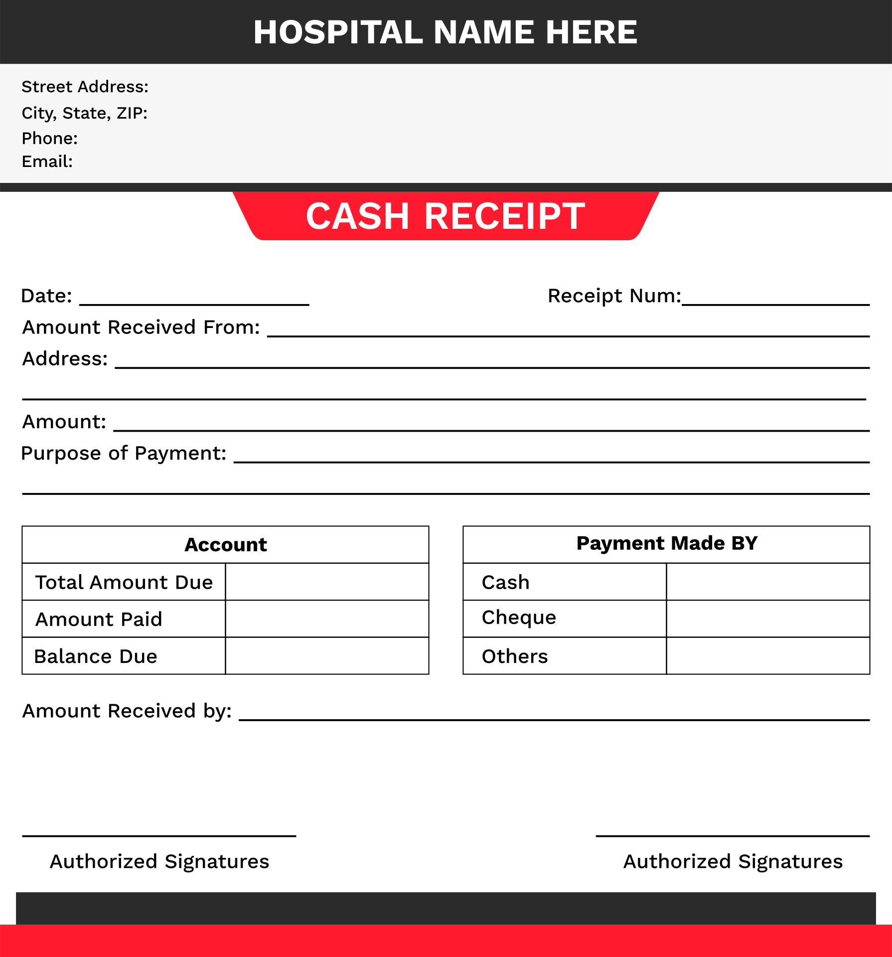 6 Best Images of Printable Medical Receipts - Medical Payment Receipt Template, Medical Patient ...