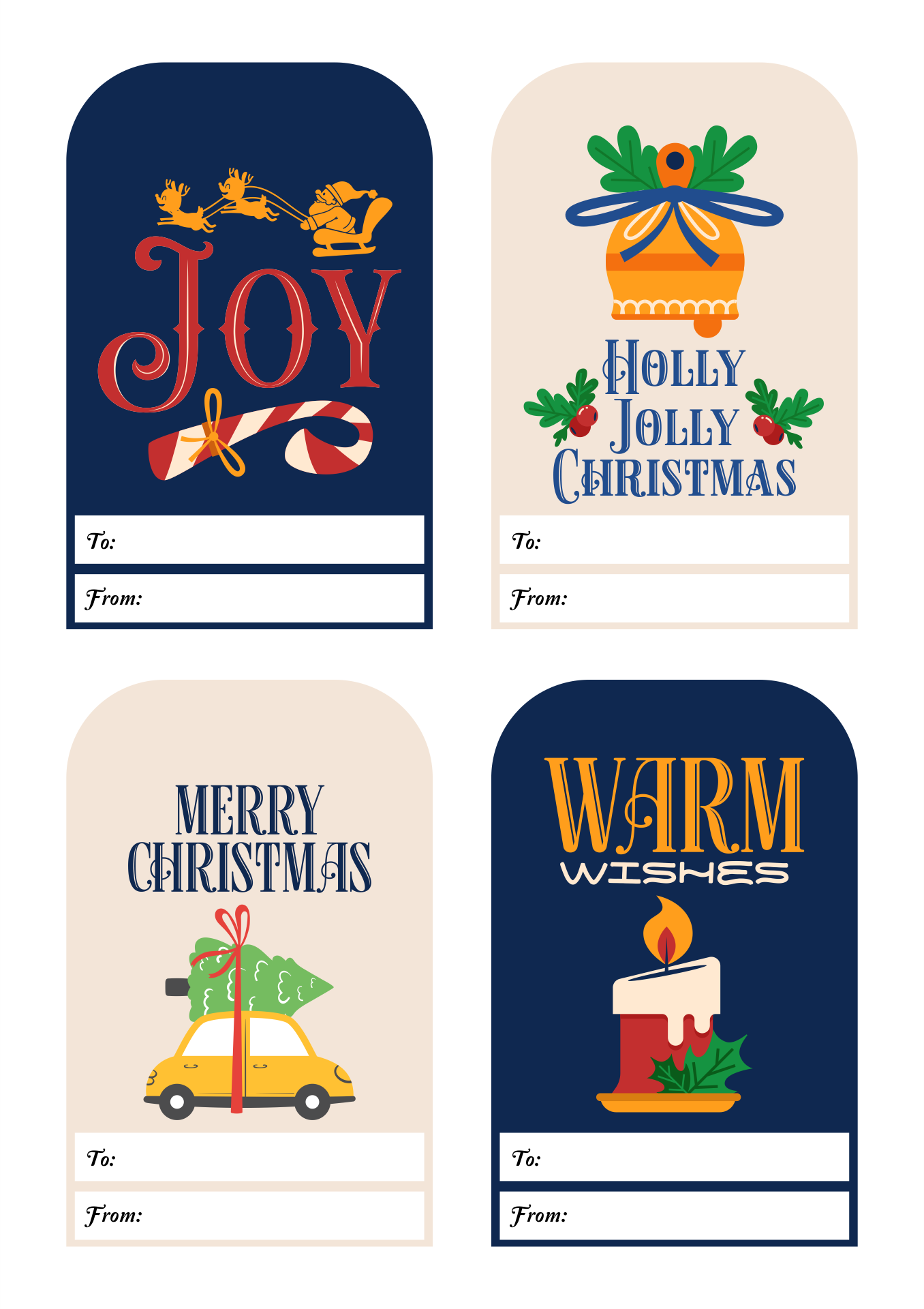  Printable Christmas Tags Large